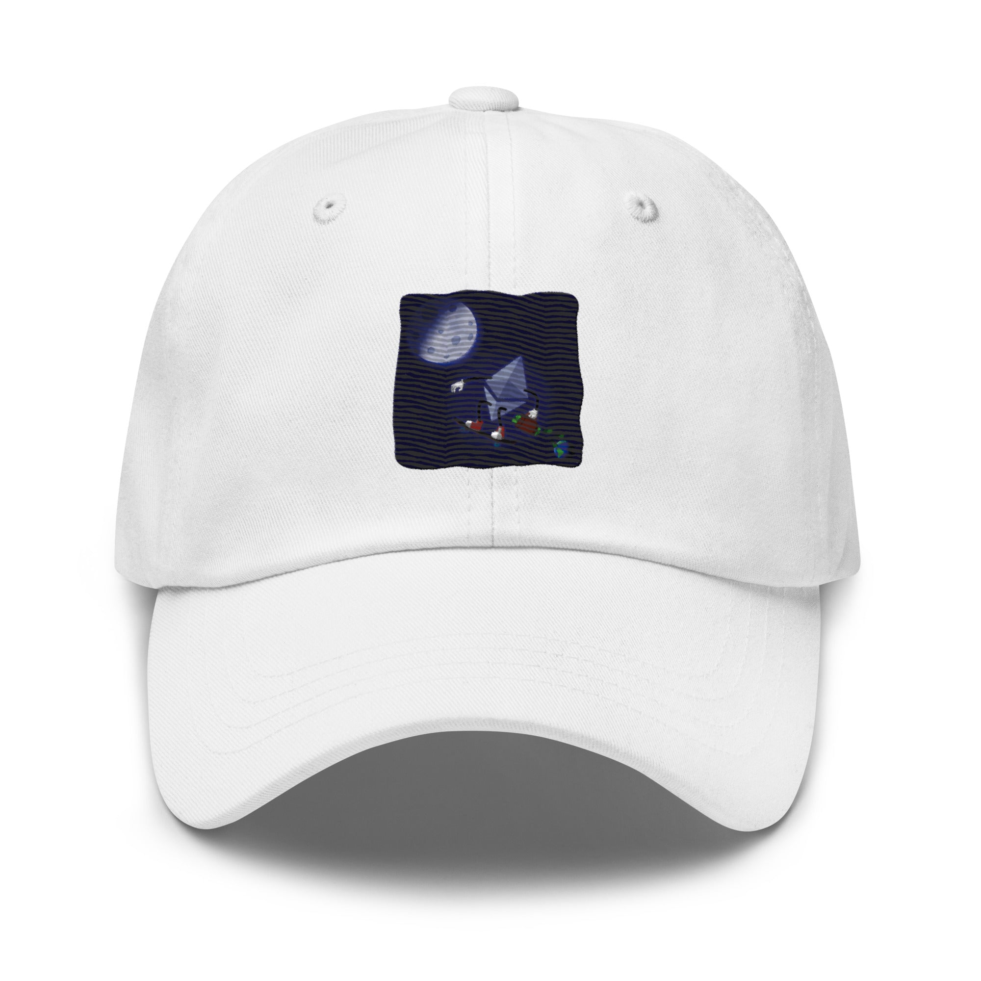 Ethereum to the Moon Hat - Iconic Design, Premium Comfort for ETH Enthusiasts CRYPTO HAT