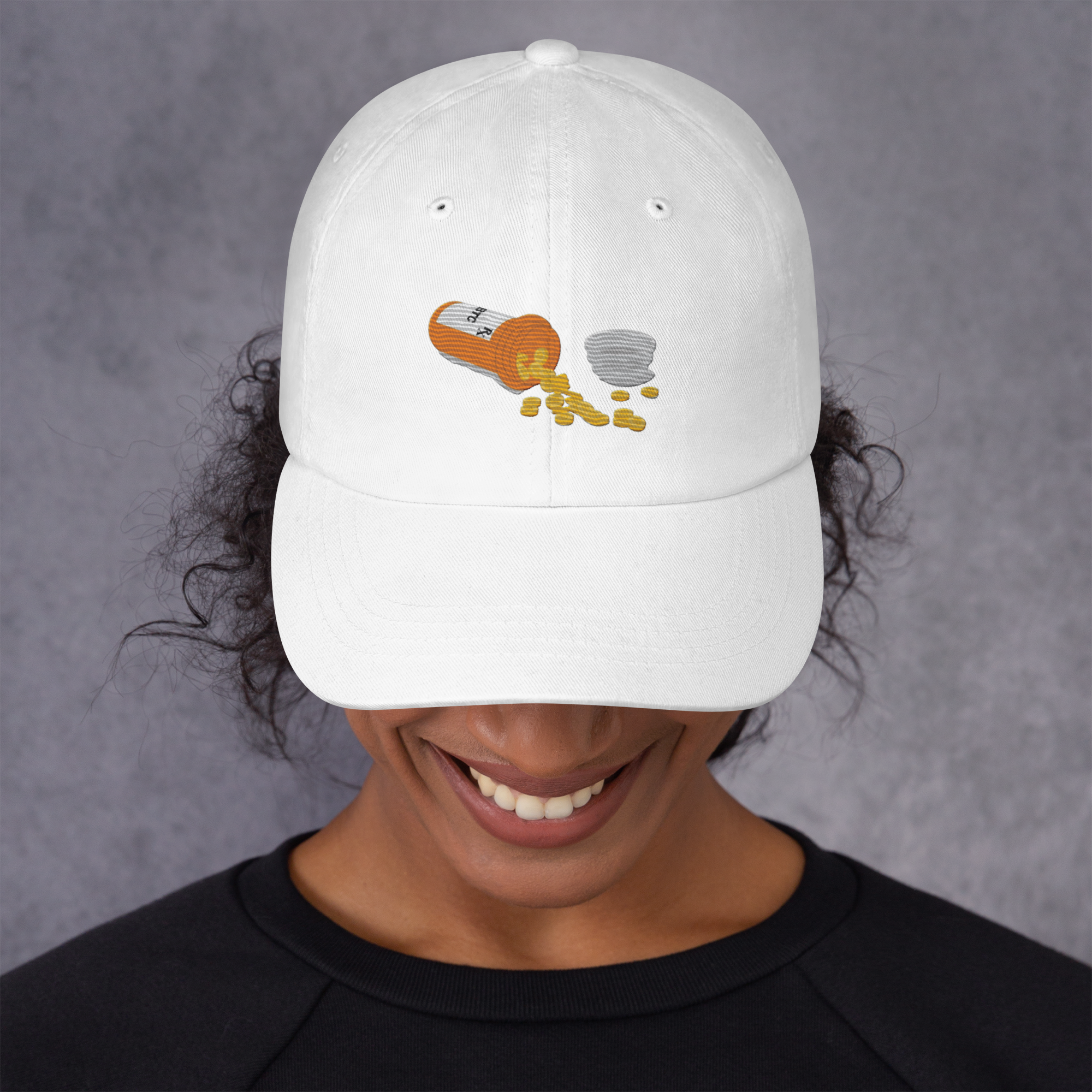 Bitcoin Overdose Hat - Bold Design, Premium Comfort for BTC Enthusiasts BTC "PILL POPPER" HAT