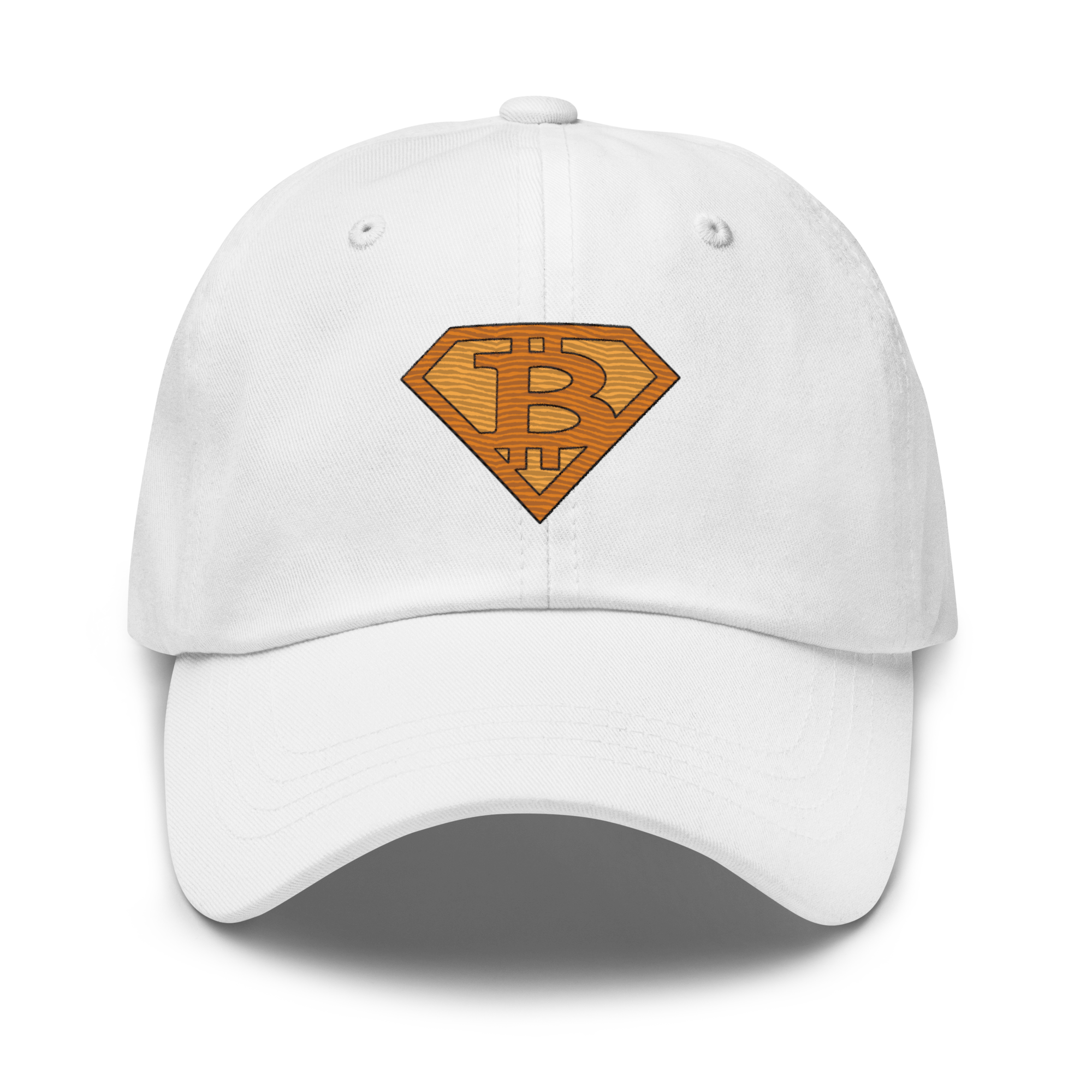 Bitcoin Superman Logo Hat - Superhero Design, Premium Comfort POWER OF BTC HAT