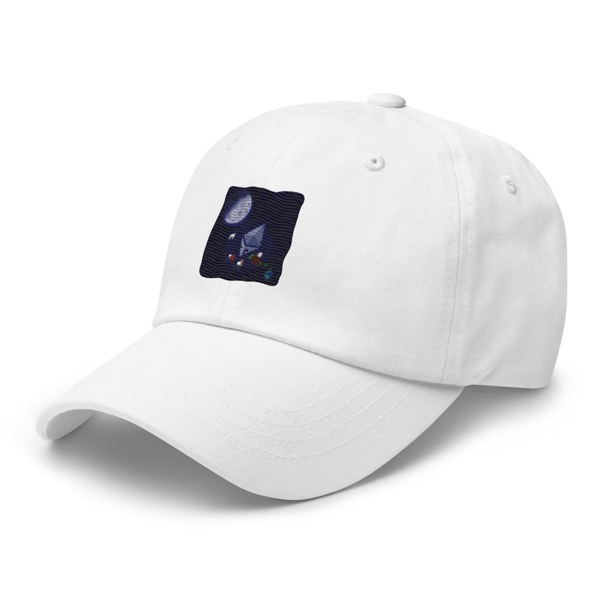 Ethereum to the Moon Hat - Iconic Design, Premium Comfort for ETH Enthusiasts CRYPTO HAT