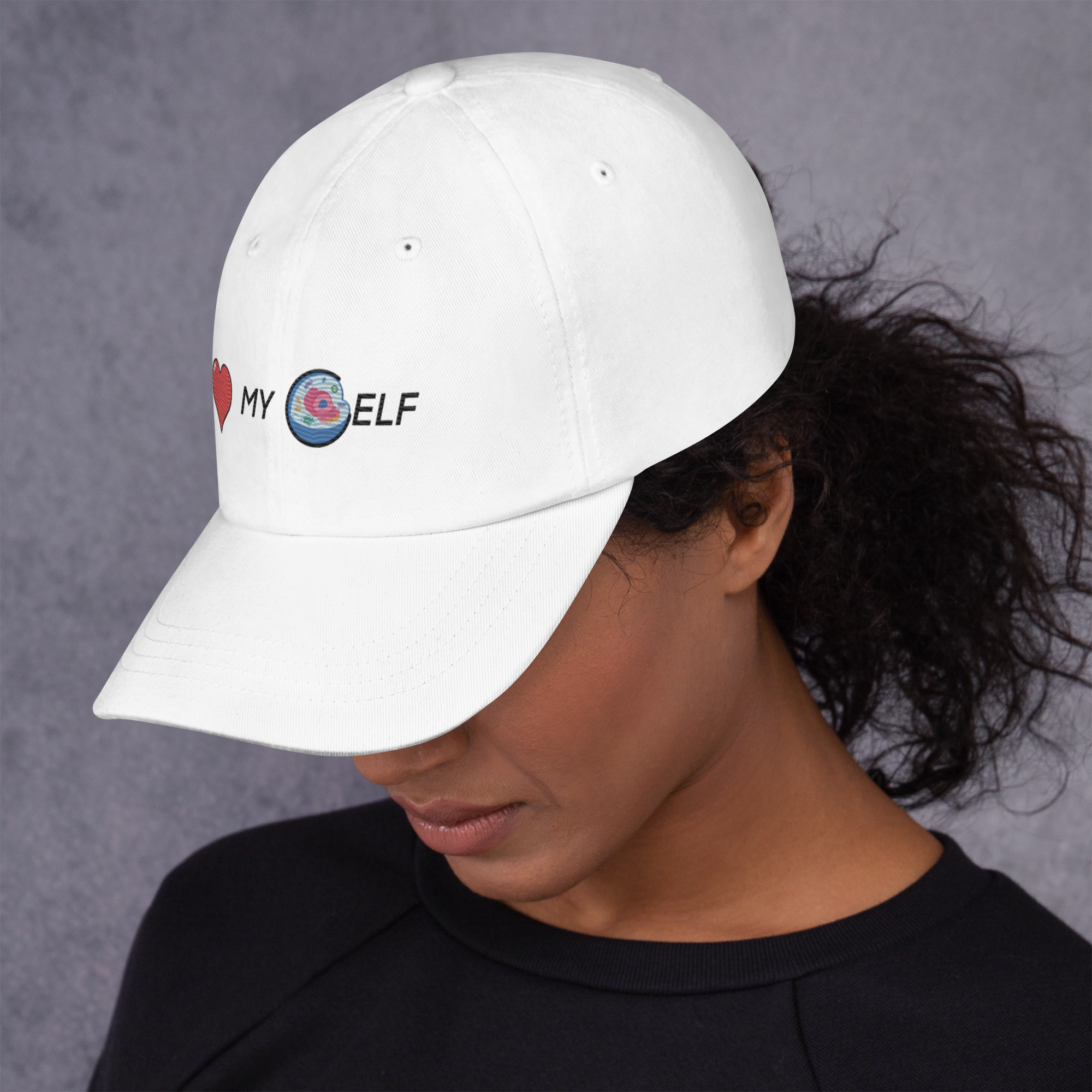 Cell-f Love Hat - DNA-Self-Love Design, Premium Comfort CELLULAR LEVEL | SELF HEALING HAT