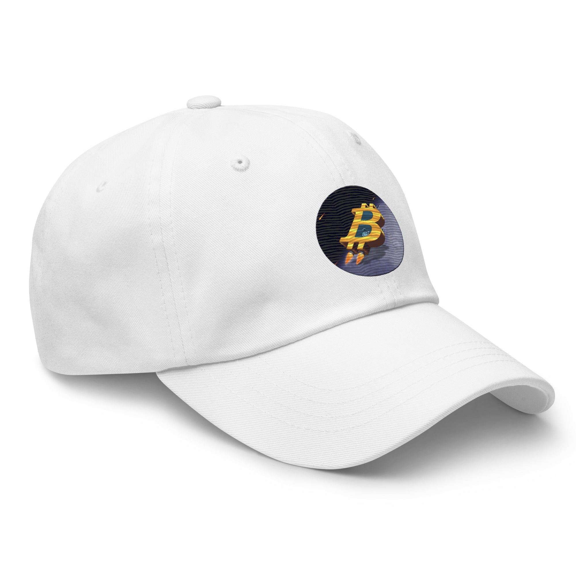 Bitcoin to the Moon Hat - Iconic Design, Premium Comfort for BTC Enthusiasts BTC ROCKET HAT