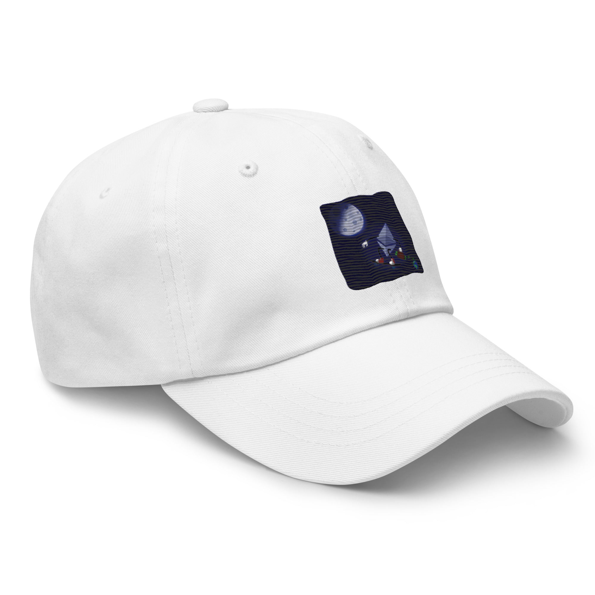 Ethereum to the Moon Hat - Iconic Design, Premium Comfort for ETH Enthusiasts CRYPTO HAT