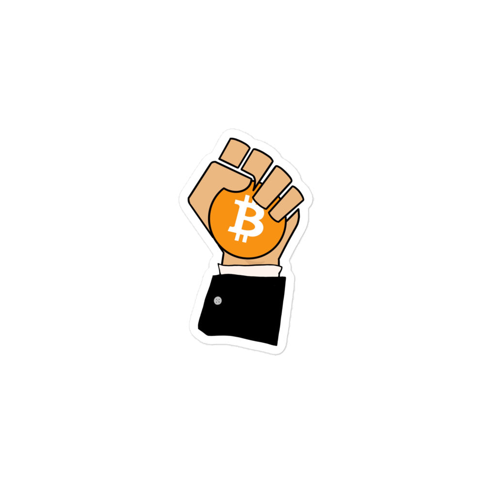 HODL Holding BTC Sticker - Iconic Crypto Design, Premium Quality, STORE Logo Stickers BITCOIN HODL STICKER | LOGO STICKER