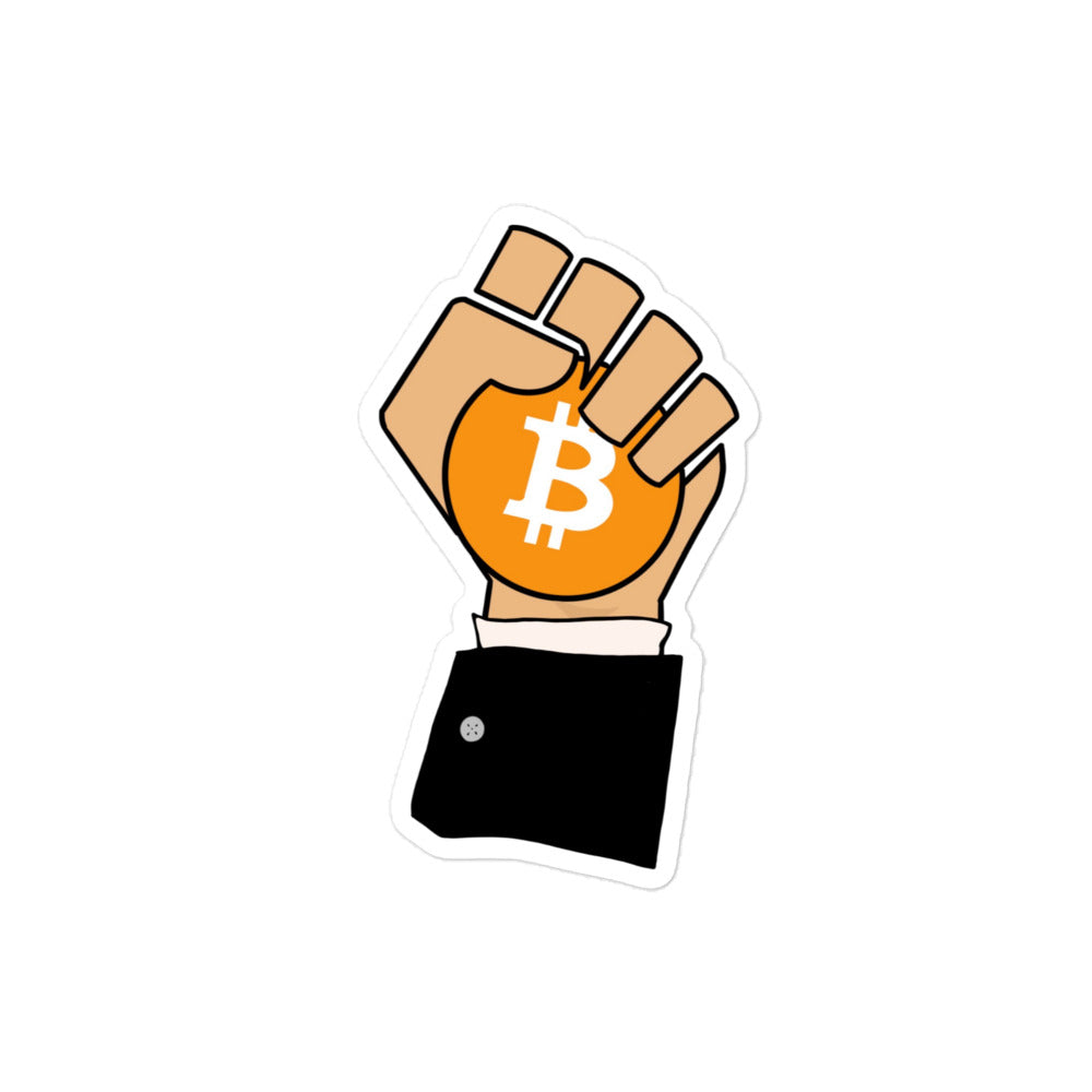 HODL Holding BTC Sticker - Iconic Crypto Design, Premium Quality, STORE Logo Stickers BITCOIN HODL STICKER | LOGO STICKER