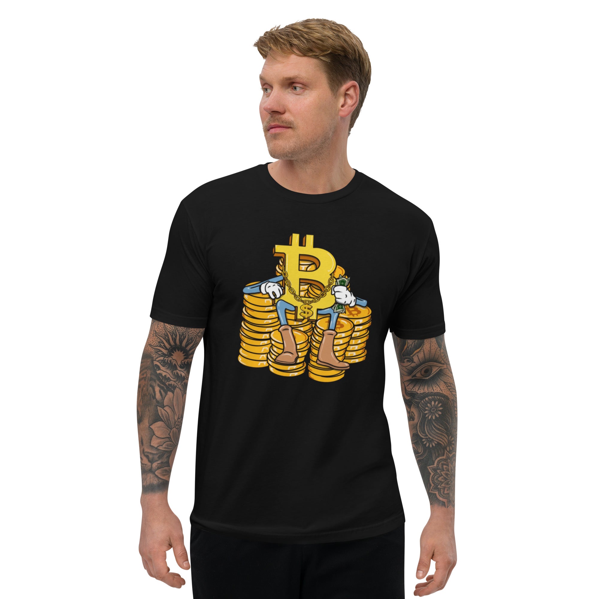 Bitcoin Baller T-Shirt - Stylish Crypto Design, Premium Quality, BTC Baller Tee: Stylish Bitcoin Bling Design, Premium Cotton, Unisex, Bitcoin Baller  T-shirt