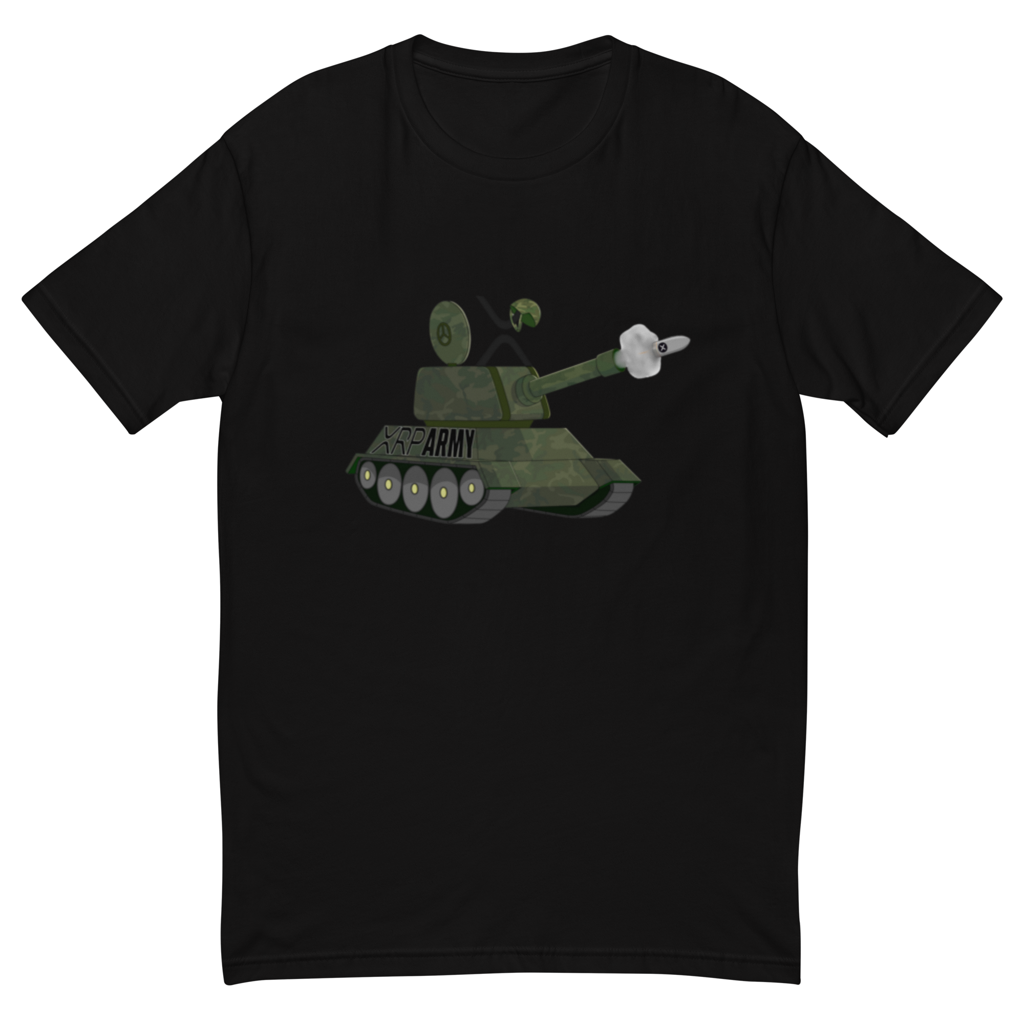 XRP Army T-Shirt - Robust Crypto Militia Design, Premium Quality, XRP Army Tank T-Shirt - XRP, Ripple, Crypto Clothing Ultra-Soft Combed Cotton, Pre-Shrunk, Unisex Crypto Tee XRPL