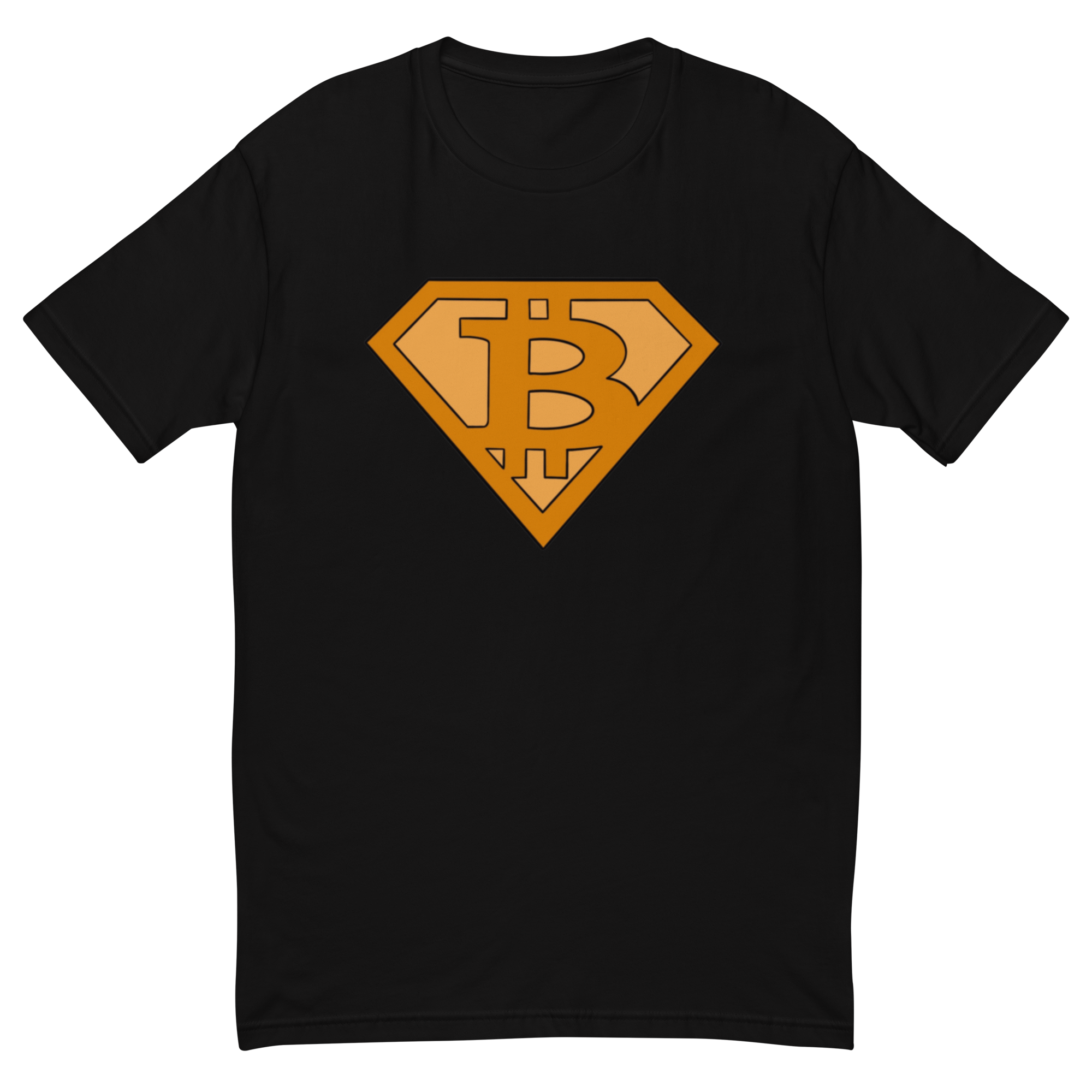 Bitcoin Superman Logo T-Shirt - Superhero Design, Premium Quality, Bitcoin Hero Tee: Superhero-Inspired Crypto Design, Premium Cotton, Unisex, Bitcon Saves T-shirt