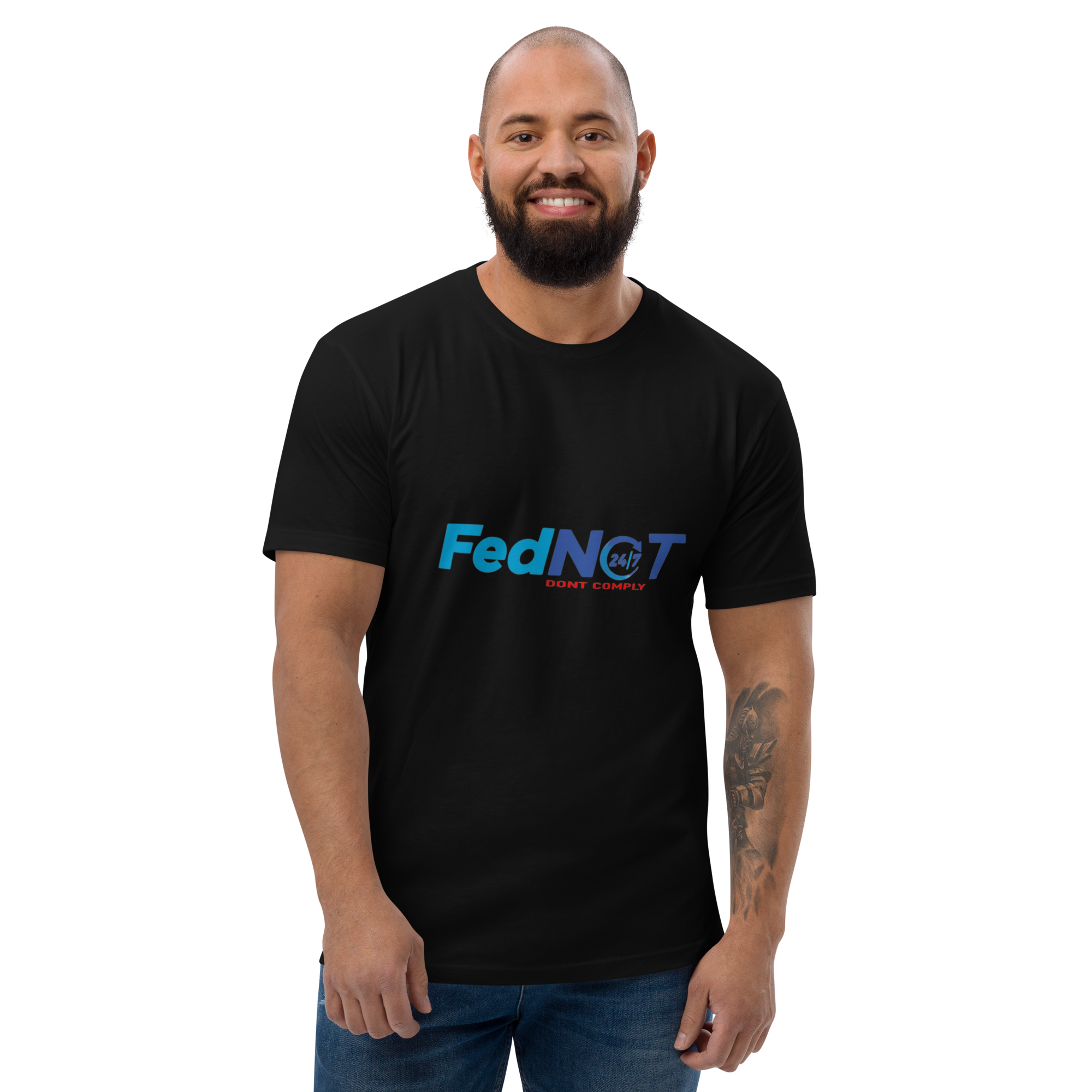 FED-NOT T-Shirt - Bold Statement, Premium Quality, FED NOT Tee: Freedom Over System, Crypto, CDC, Quality Cotton, Unisex, FED NOT-NOT MY FUTURE shirt DON'T COMPLY