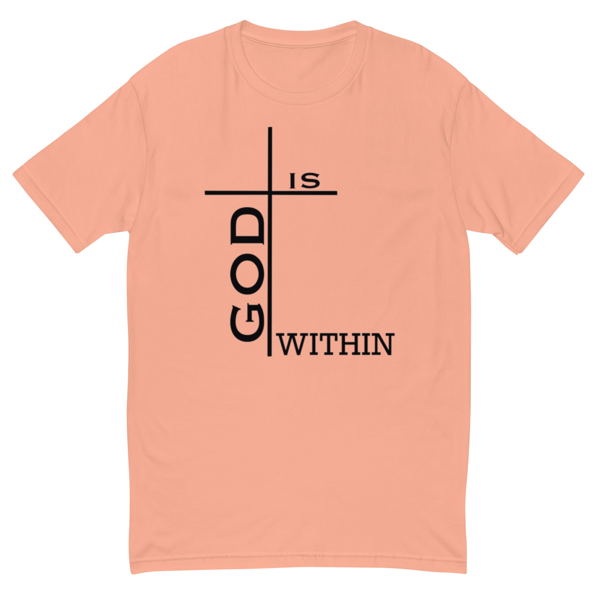 God Is Within T-Shirt - Inspirational Design, Premium Quality, Inner Divinity Cross Tee - 'Gods Within You' Spiritual Message, Comfortable Cotton, Unisex, God is Within T-shirt