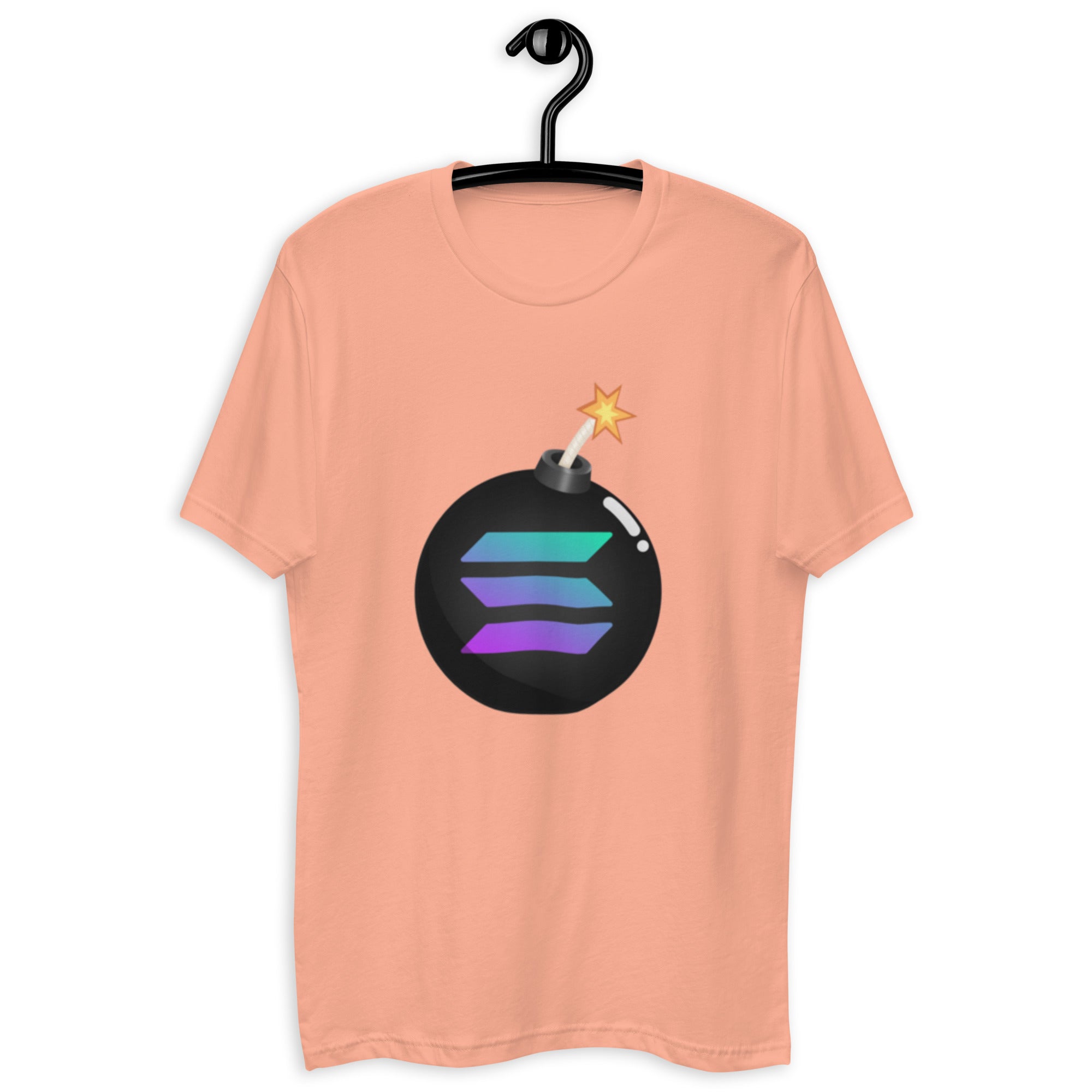 Solana Bomb T-Shirt - Explosive Design, Premium Quality, Explosive Solana is the Bomb, Cannonball Tee - Dynamic Crypto Bomb Design, Soft Cotton, Unisex Shirt SOL BOMB