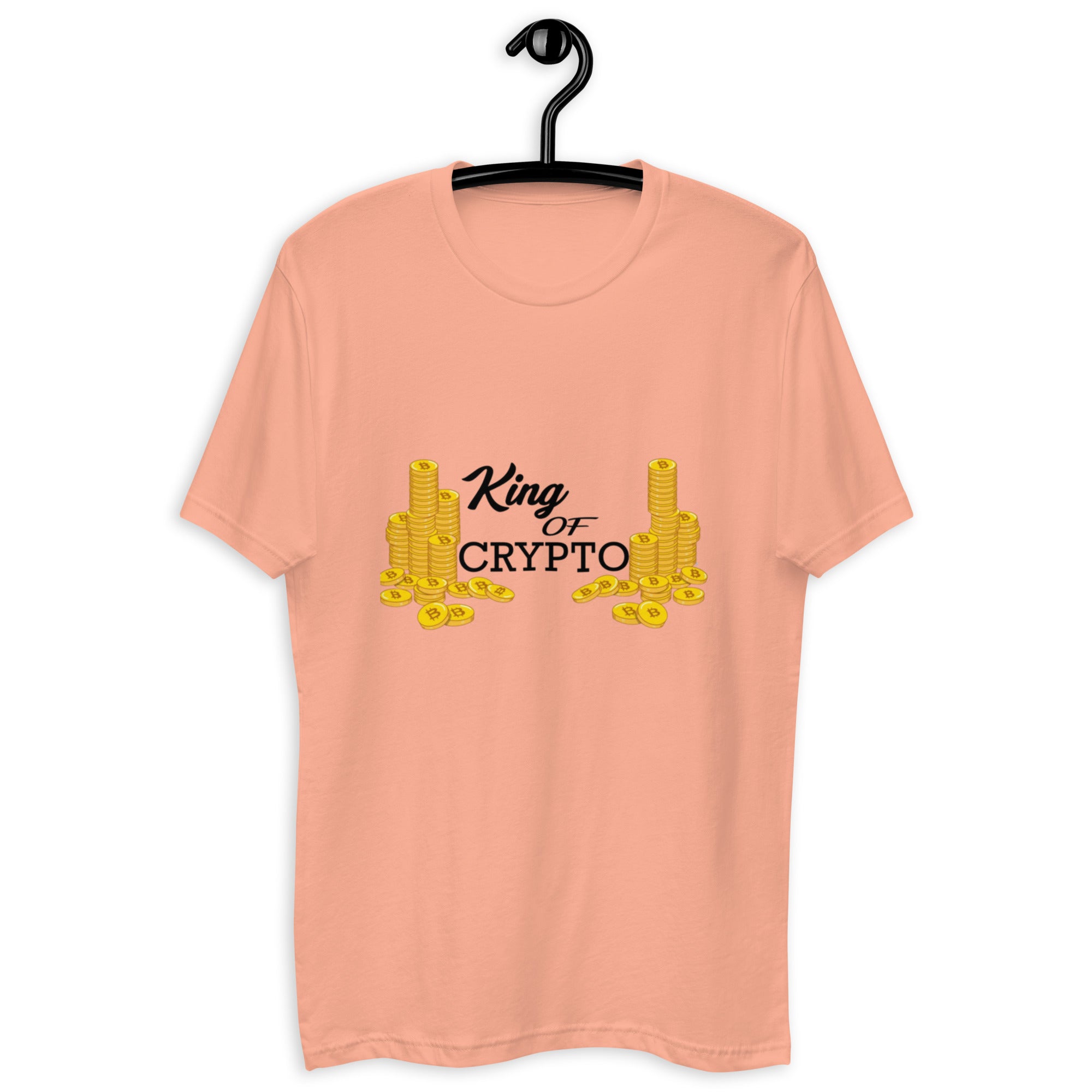 King of Crypto Bitcoin Tee - Ultimate Cryptocurrency Power Design, BTC Premium Cotton, Unisex, King of Crypto T-shirt