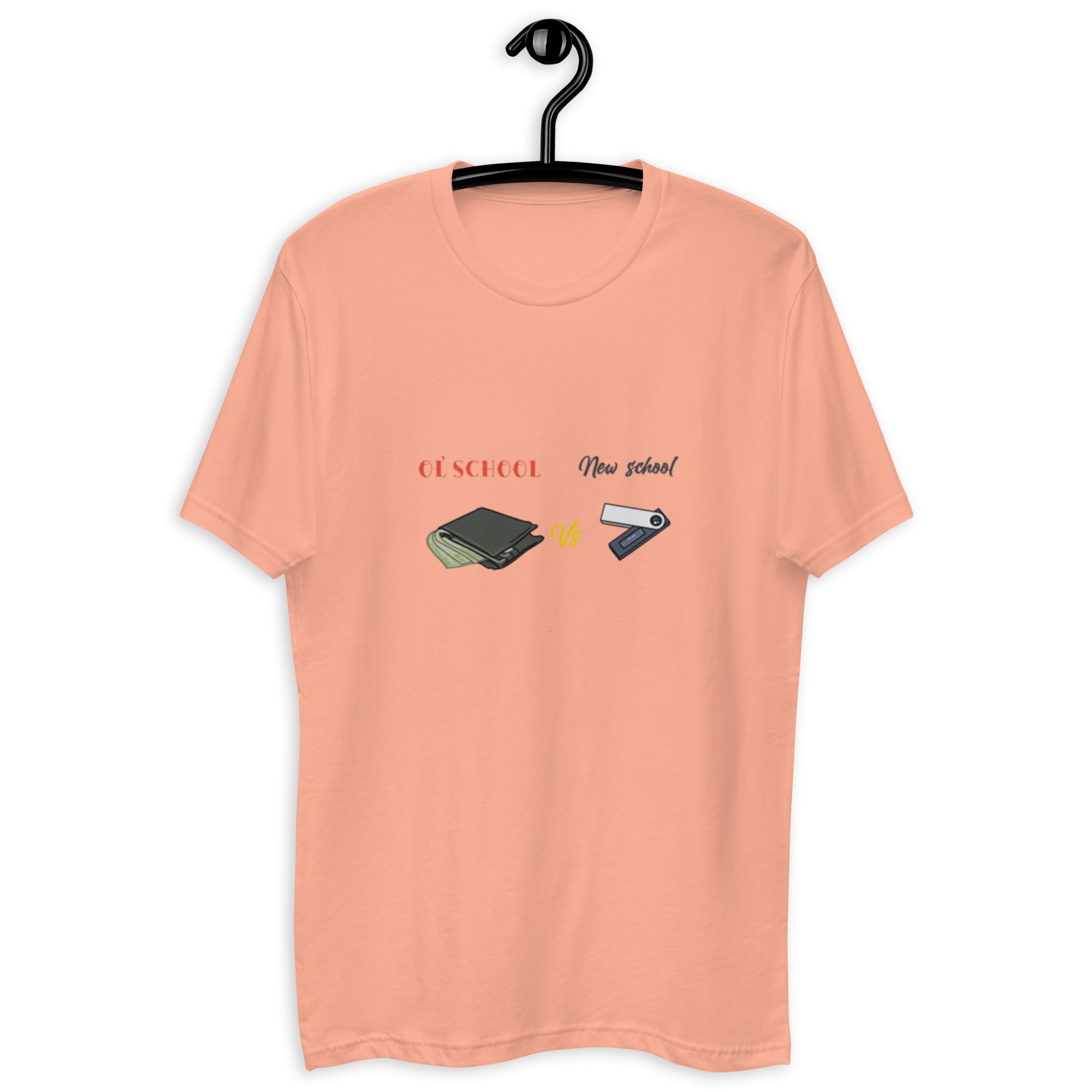 Old School (VS) New School T-Shirt - Timeless Design, Premium Quality, Old vs New School Wallet Tee: Fiat vs Crypto Design, Quality Cotton, Unisex, Old School vs New School T-shirt