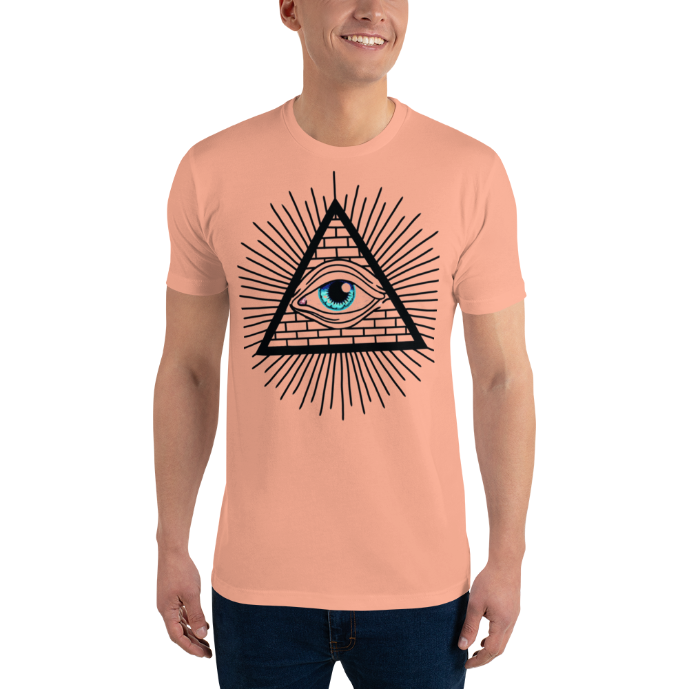 In Us We Trust T-Shirt - Patriotic Design, Premium Quality, All-Seeing Eye Pyramid Tee - 33rd Degree Spiritual Insight, High-Quality Cotton, Unisex, In Us We Trust  T-shirt 3RD EYE