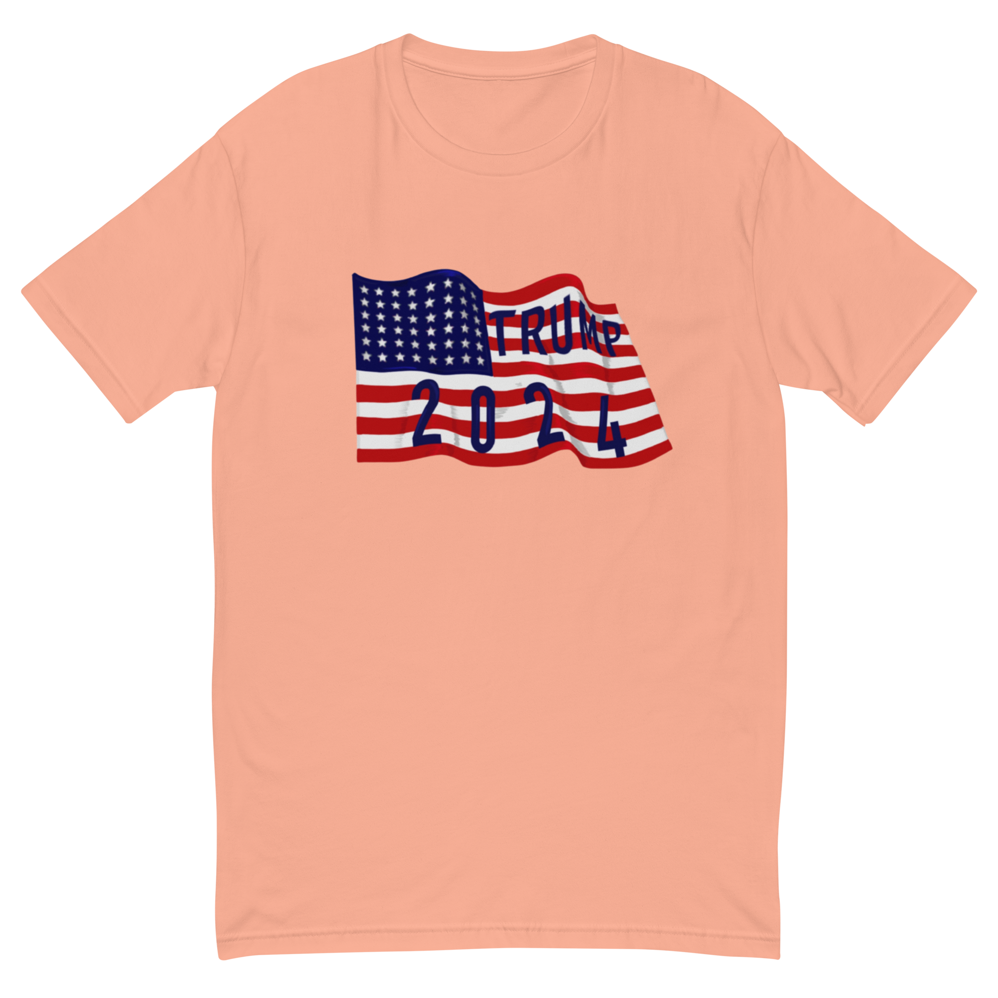 Trump 2024 American Flag T-Shirt - Patriotic Presidential Support Tee, Soft Cotton, Unisex-Trump 2024 Flag T-Shirt - Patriotic Design, Premium Quality