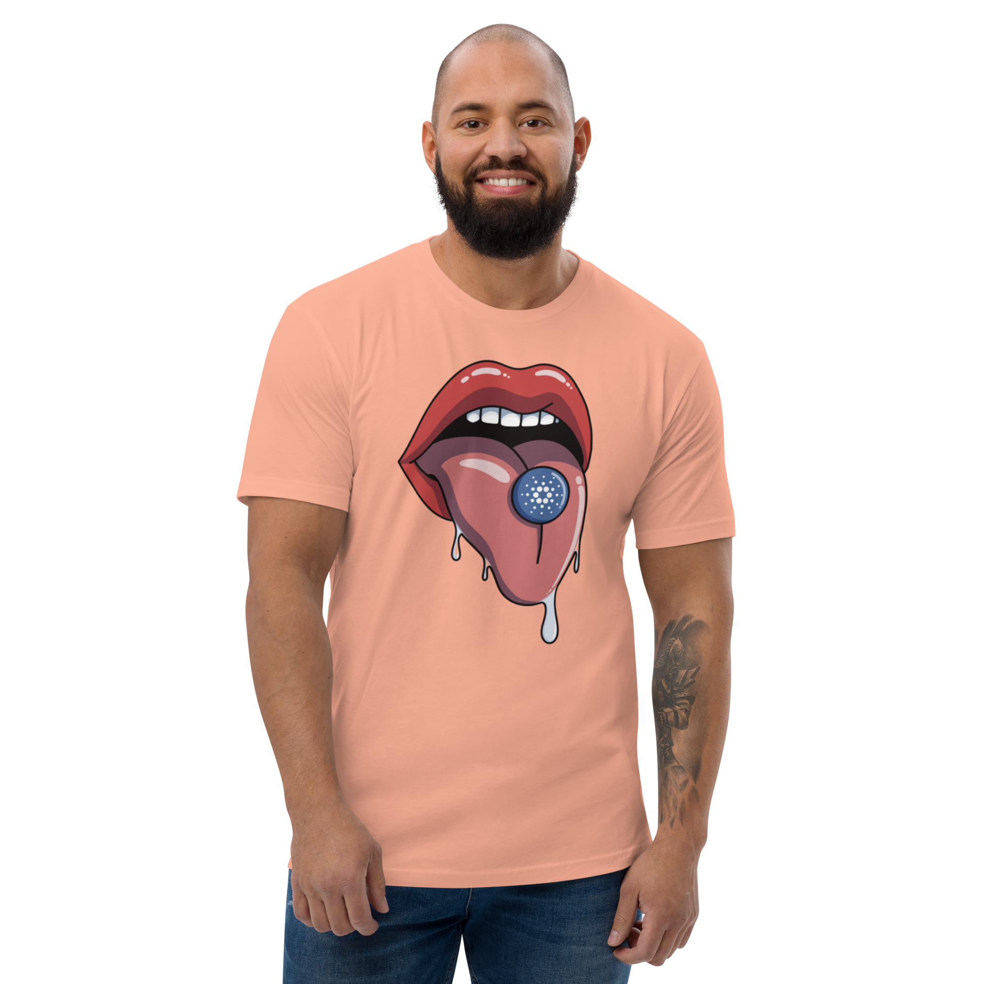 LSD Cardano TAB Short Sleeve ADA T-shirt Cardano Meltdown Pill Tee - Innovative Crypto Design, Soft Cotton, Unisex Shirt PILL POPPIN O.D. T-SHIRT