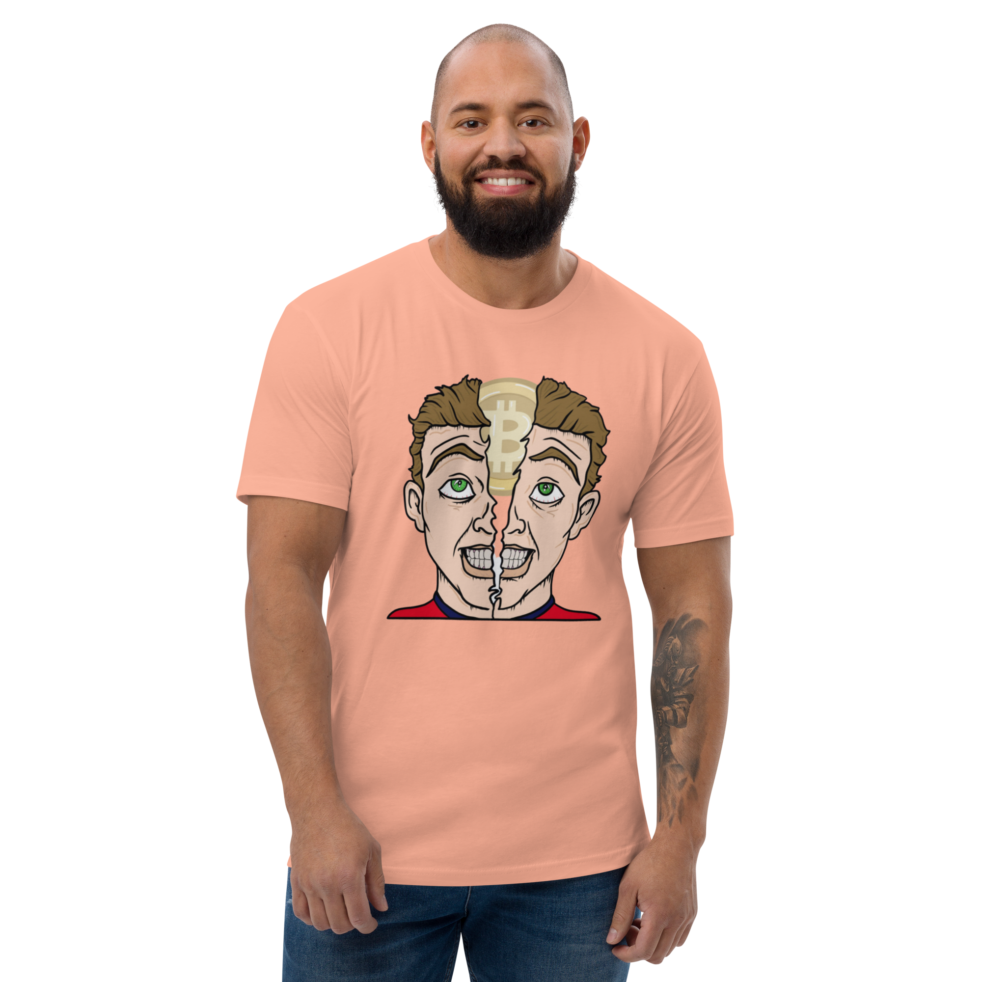 Bitcoin Brain Revelation T-Shirt - Iconic Design, Premium Quality for BTC Enthusiasts, Bitcoin Revelation T-Shirt: Mind-Opening Crypto Design, Unisex Cotton Tee BTC ON THE BRAIN