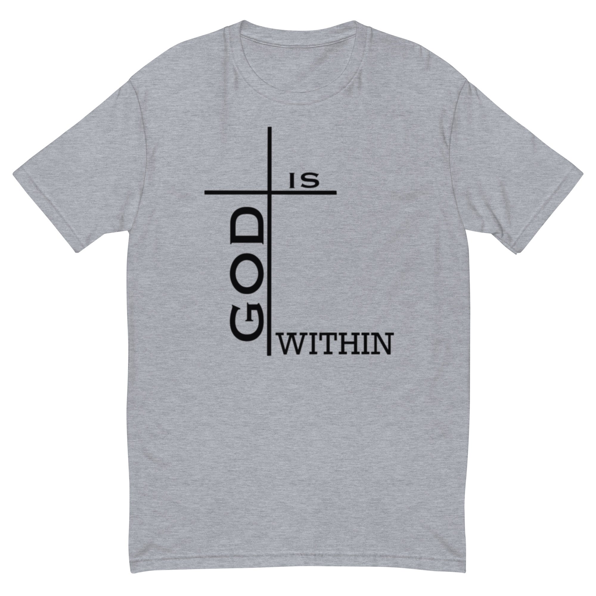 God Is Within T-Shirt - Inspirational Design, Premium Quality, Inner Divinity Cross Tee - 'Gods Within You' Spiritual Message, Comfortable Cotton, Unisex, God is Within T-shirt