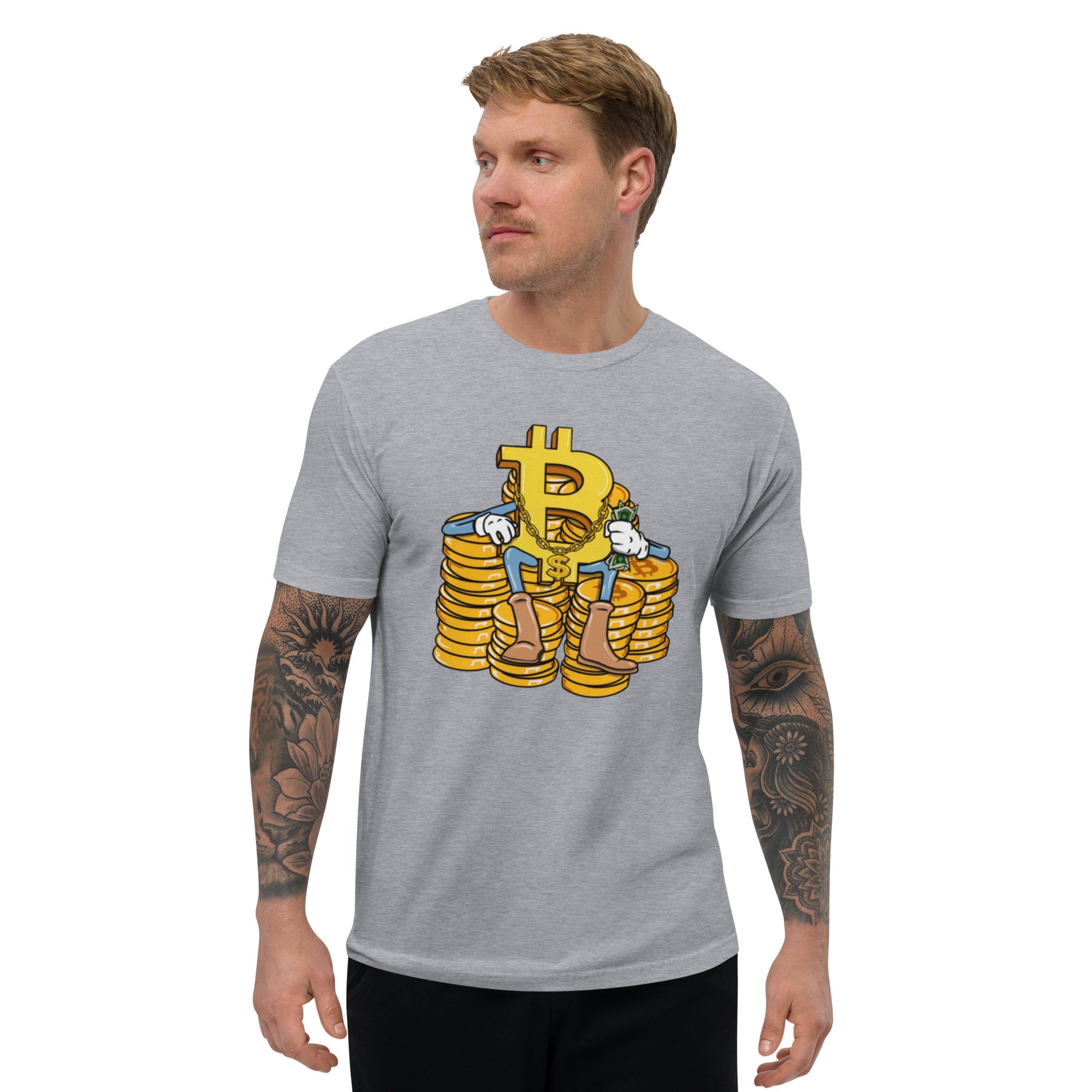 Bitcoin Baller T-Shirt - Stylish Crypto Design, Premium Quality, BTC Baller Tee: Stylish Bitcoin Bling Design, Premium Cotton, Unisex, Bitcoin Baller  T-shirt