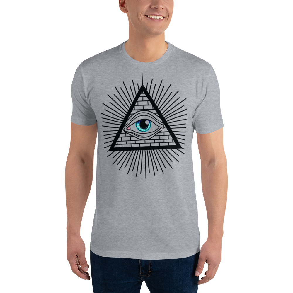 In Us We Trust T-Shirt - Patriotic Design, Premium Quality, All-Seeing Eye Pyramid Tee - 33rd Degree Spiritual Insight, High-Quality Cotton, Unisex, In Us We Trust  T-shirt 3RD EYE