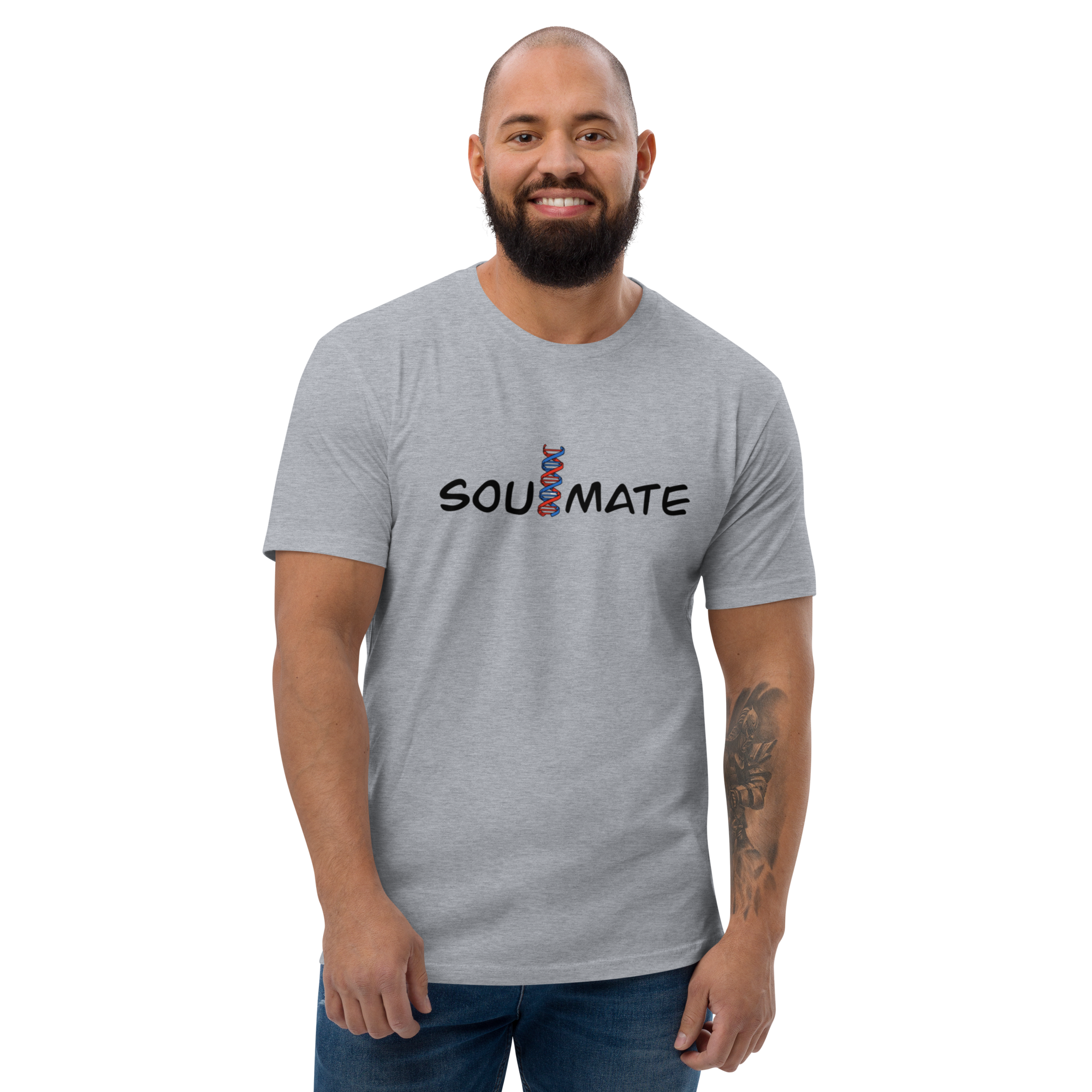 Soulmate T-Shirt - Elegant Design, Premium Quality- SoulMate DNA Strand T-Shirt - Unique Genetic Love Design, Soft Cotton, Unisex Tee