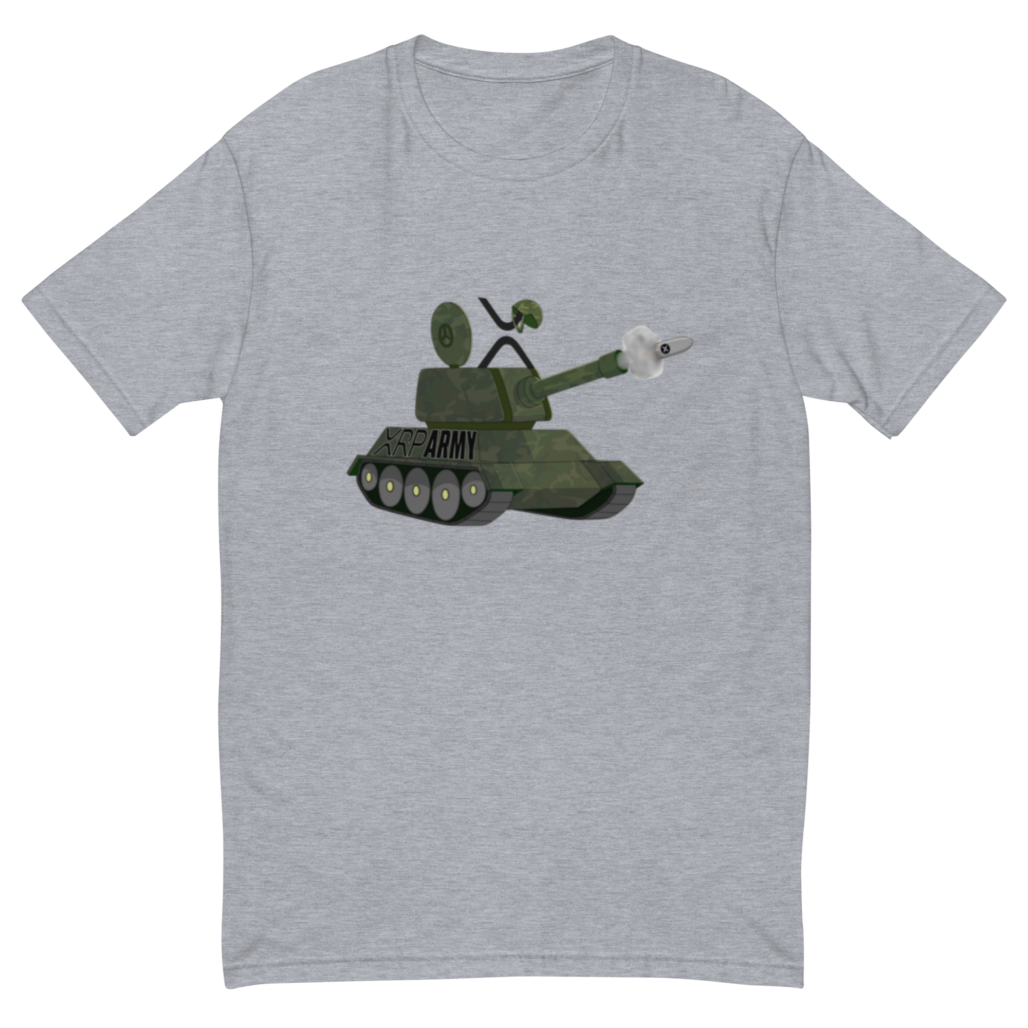 XRP Army T-Shirt - Robust Crypto Militia Design, Premium Quality, XRP Army Tank T-Shirt - XRP, Ripple, Crypto Clothing Ultra-Soft Combed Cotton, Pre-Shrunk, Unisex Crypto Tee XRPL