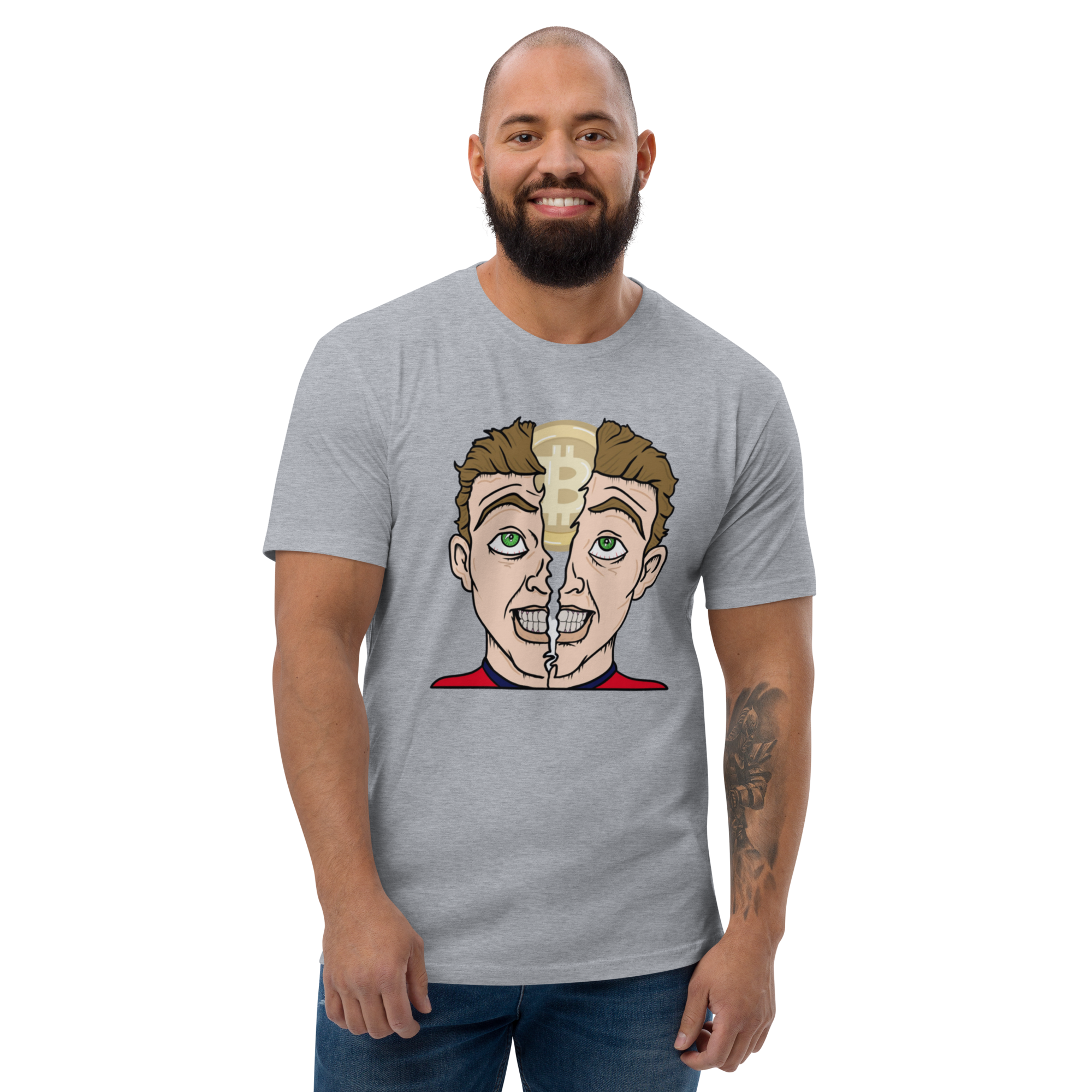 Bitcoin Brain Revelation T-Shirt - Iconic Design, Premium Quality for BTC Enthusiasts, Bitcoin Revelation T-Shirt: Mind-Opening Crypto Design, Unisex Cotton Tee BTC ON THE BRAIN