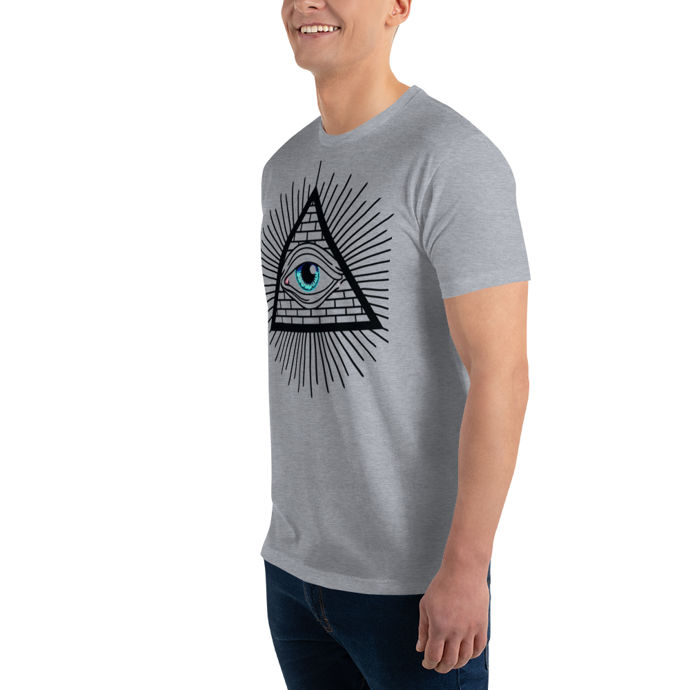 In Us We Trust T-Shirt - Patriotic Design, Premium Quality, All-Seeing Eye Pyramid Tee - 33rd Degree Spiritual Insight, High-Quality Cotton, Unisex, In Us We Trust  T-shirt 3RD EYE