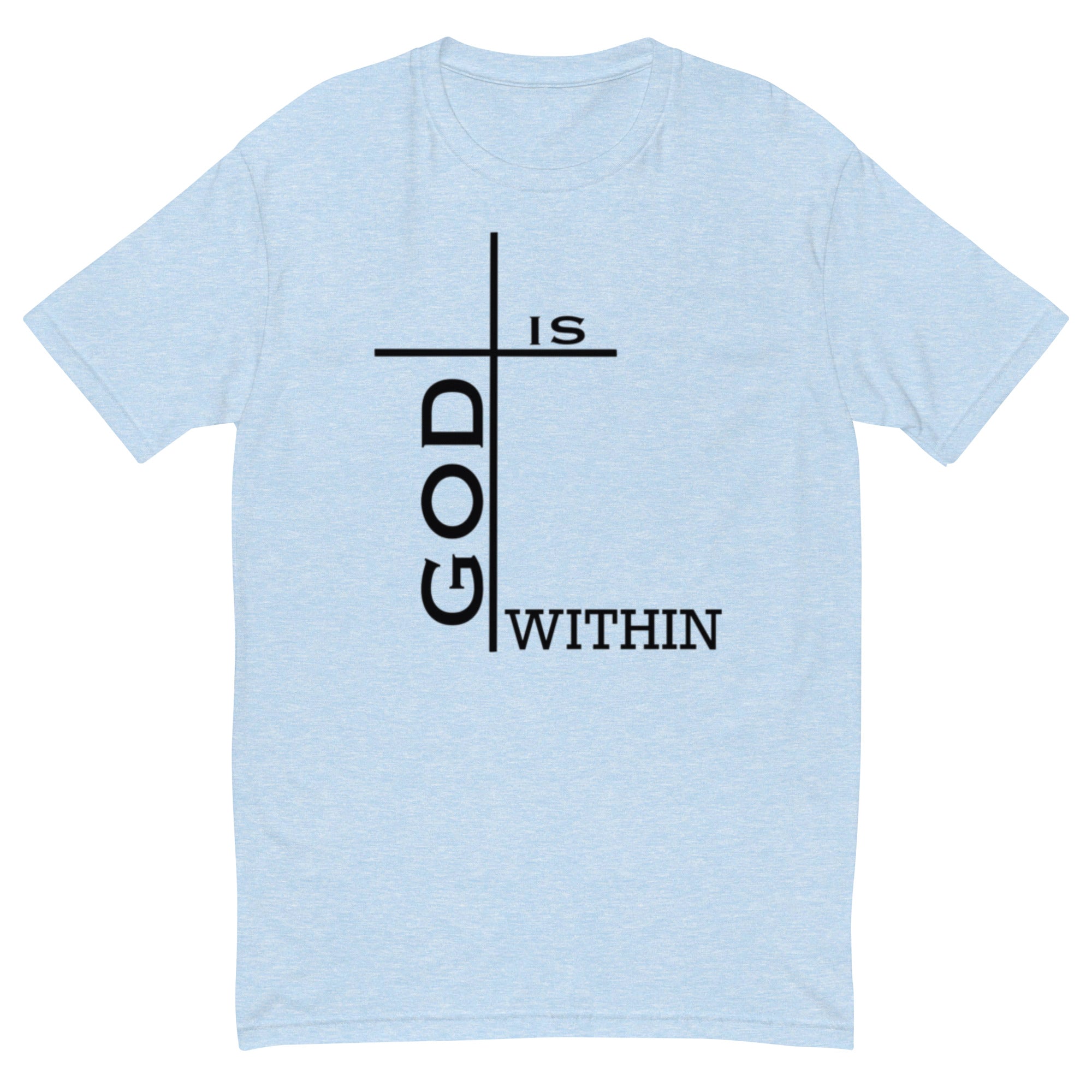 God Is Within T-Shirt - Inspirational Design, Premium Quality, Inner Divinity Cross Tee - 'Gods Within You' Spiritual Message, Comfortable Cotton, Unisex, God is Within T-shirt