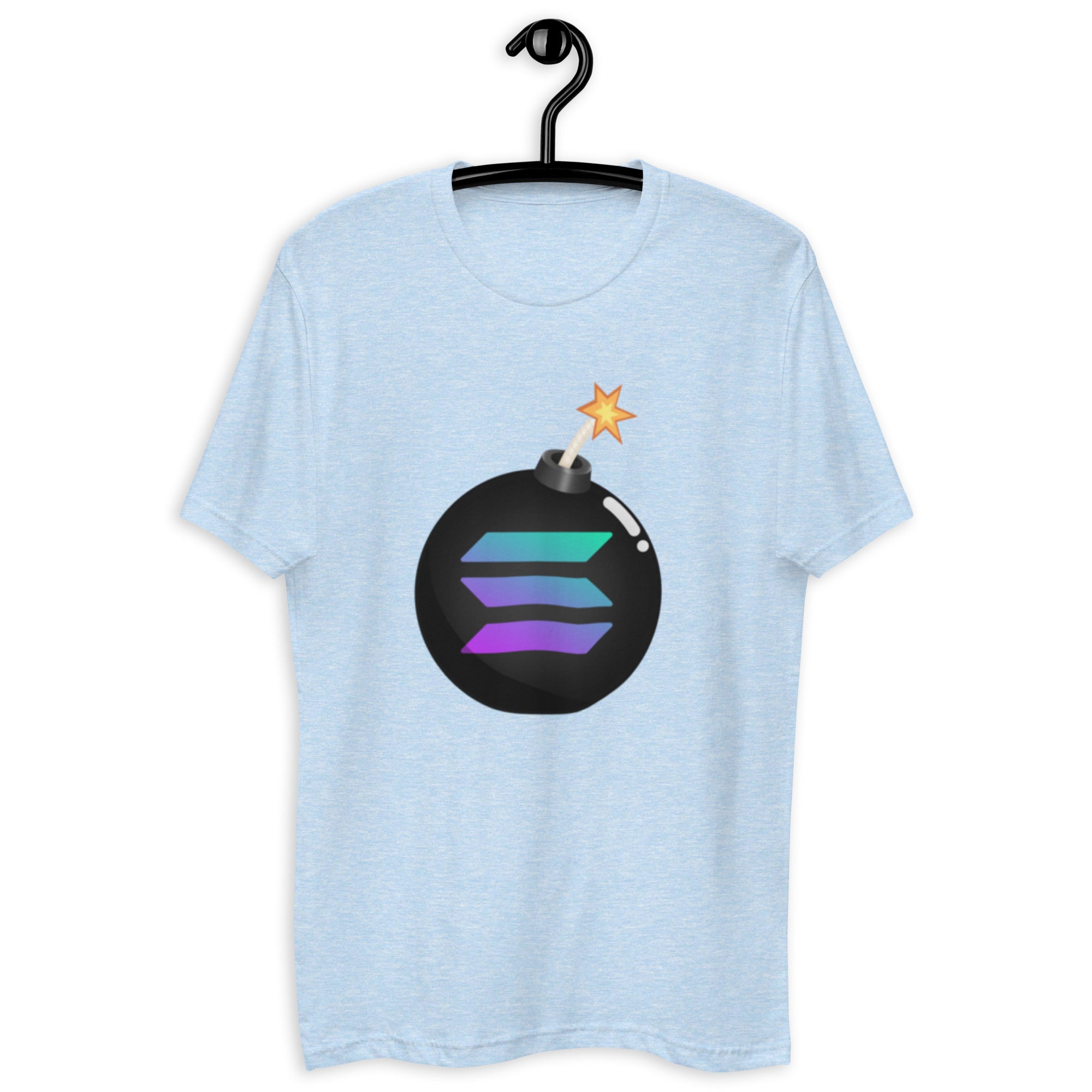 Solana Bomb T-Shirt - Explosive Design, Premium Quality, Explosive Solana is the Bomb, Cannonball Tee - Dynamic Crypto Bomb Design, Soft Cotton, Unisex Shirt SOL BOMB