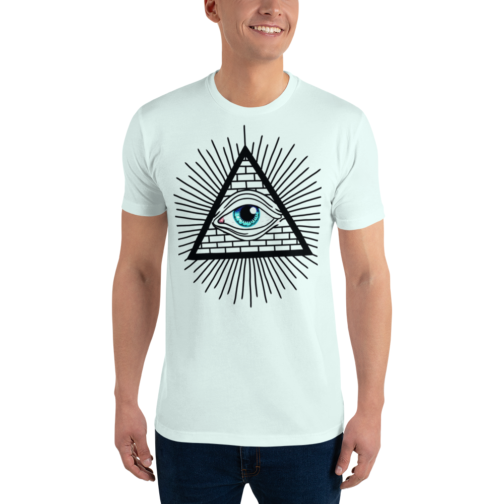 In Us We Trust T-Shirt - Patriotic Design, Premium Quality, All-Seeing Eye Pyramid Tee - 33rd Degree Spiritual Insight, High-Quality Cotton, Unisex, In Us We Trust  T-shirt 3RD EYE