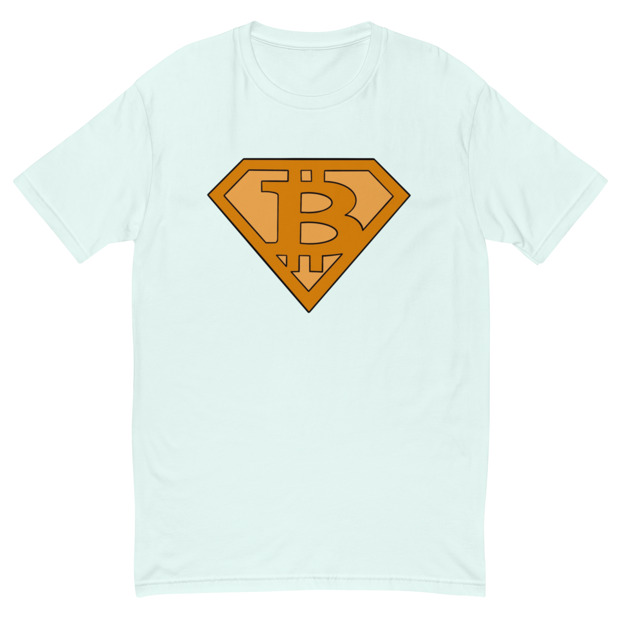 Bitcoin Superman Logo T-Shirt - Superhero Design, Premium Quality, Bitcoin Hero Tee: Superhero-Inspired Crypto Design, Premium Cotton, Unisex, Bitcon Saves T-shirt