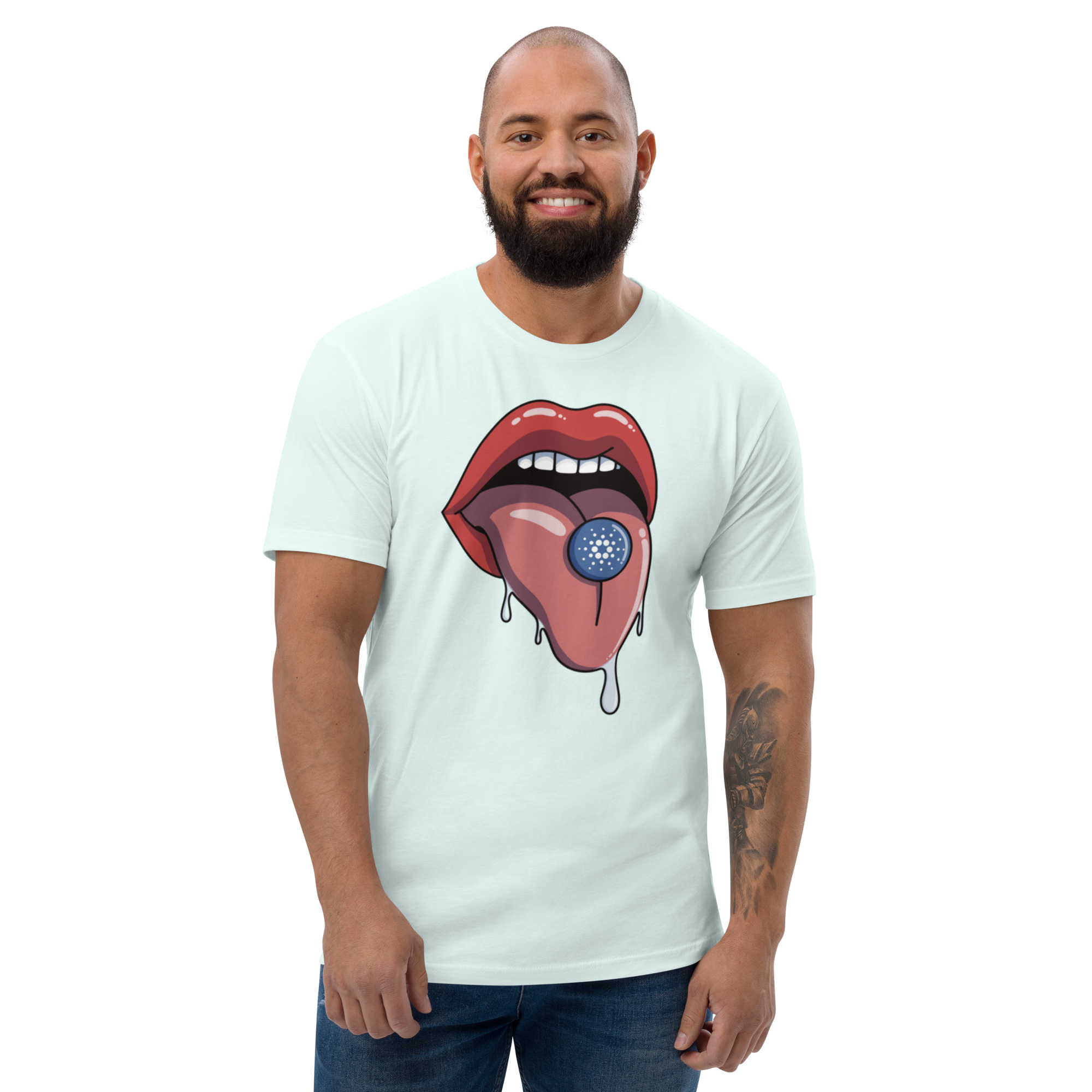 LSD Cardano TAB Short Sleeve ADA T-shirt Cardano Meltdown Pill Tee - Innovative Crypto Design, Soft Cotton, Unisex Shirt PILL POPPIN O.D. T-SHIRT