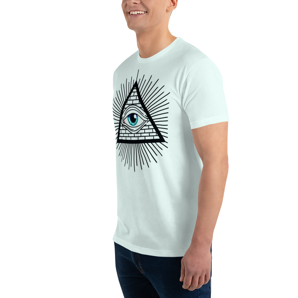 In Us We Trust T-Shirt - Patriotic Design, Premium Quality, All-Seeing Eye Pyramid Tee - 33rd Degree Spiritual Insight, High-Quality Cotton, Unisex, In Us We Trust  T-shirt 3RD EYE