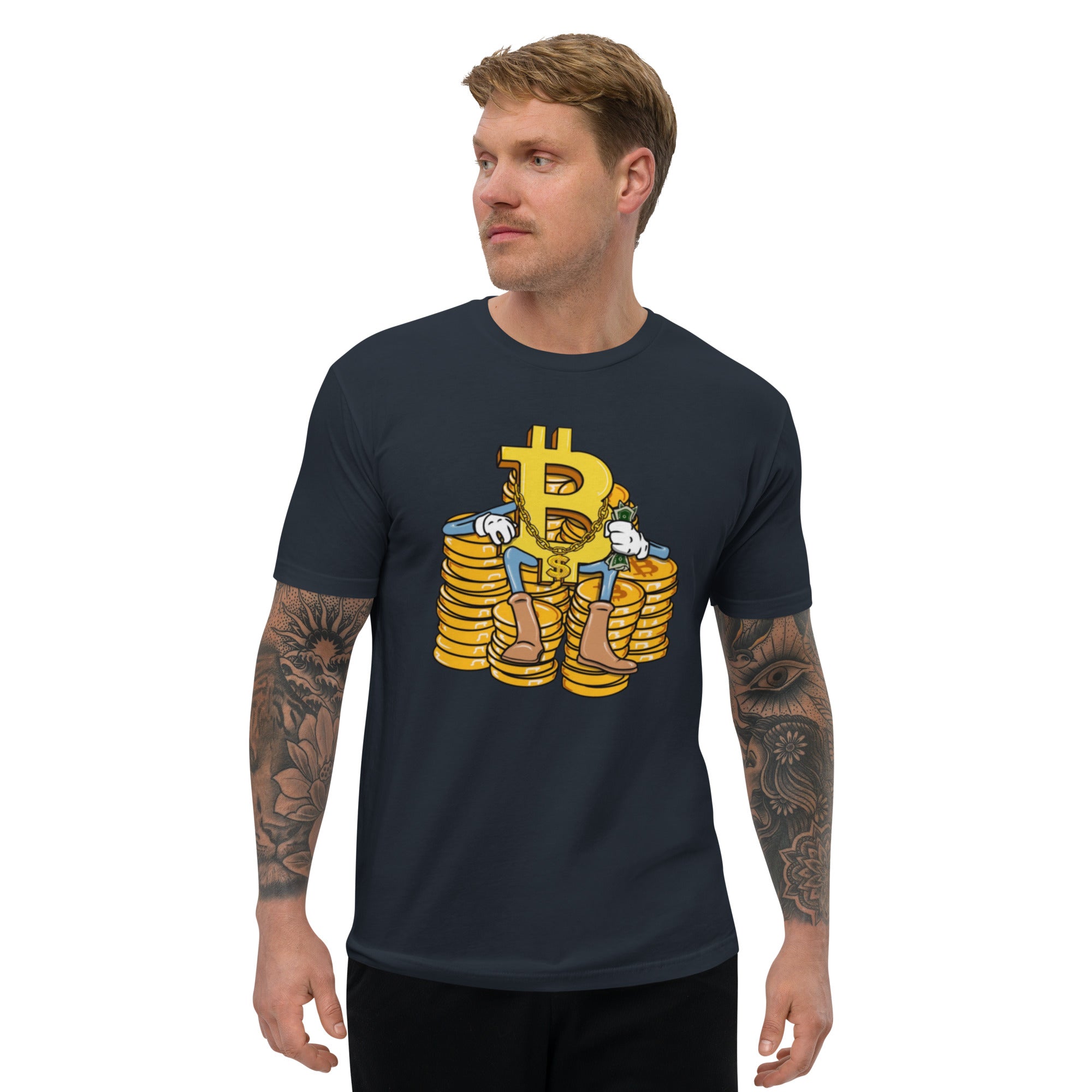 Bitcoin Baller T-Shirt - Stylish Crypto Design, Premium Quality, BTC Baller Tee: Stylish Bitcoin Bling Design, Premium Cotton, Unisex, Bitcoin Baller  T-shirt