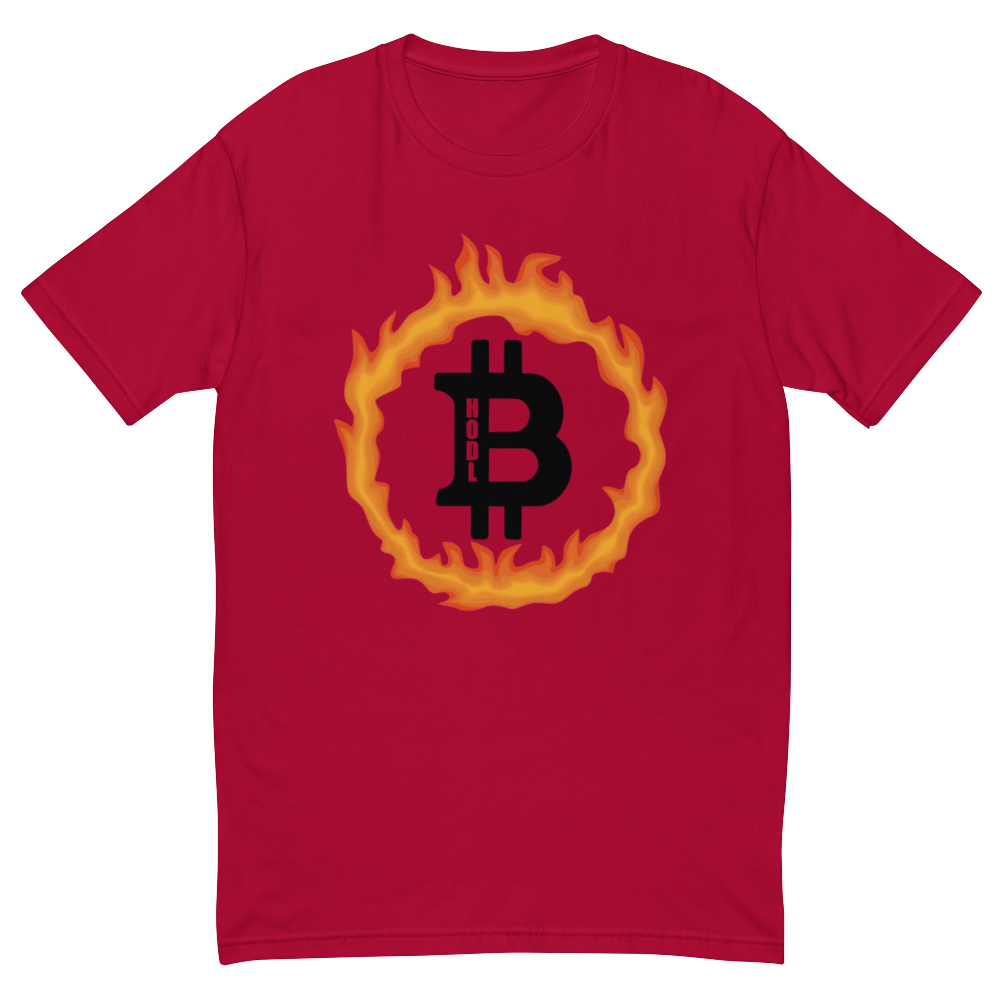 Bitcoin Blaze T-Shirt - Ignite Your Crypto Style, Premium Quality for BTC Enthusiasts, Bitcoin RING OF FIRE Tee: Fiery BTC Symbol, High-Quality Cotton, Unisex, Blaze Bitcoin Crypto T-shirt