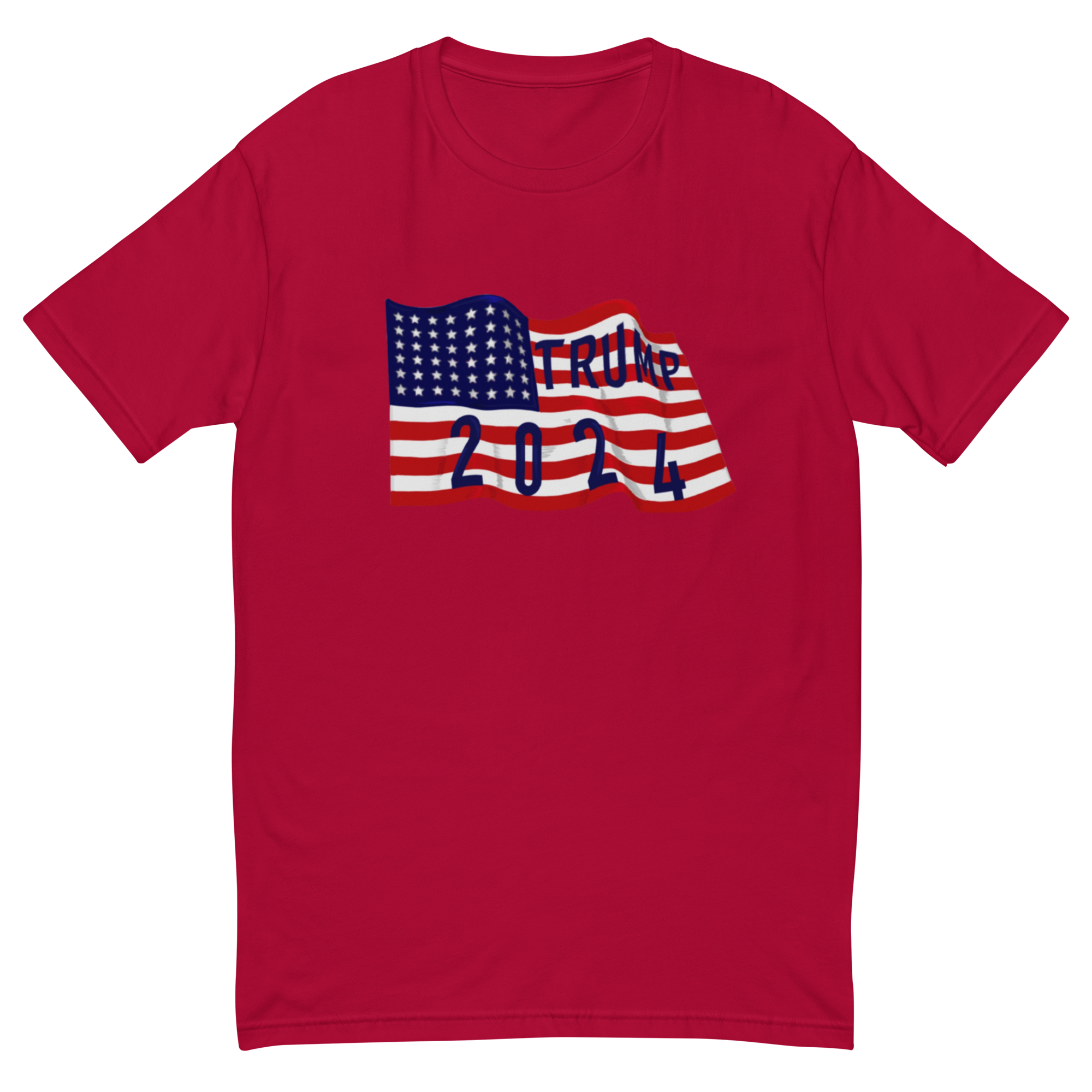 Trump 2024 American Flag T-Shirt - Patriotic Presidential Support Tee, Soft Cotton, Unisex-Trump 2024 Flag T-Shirt - Patriotic Design, Premium Quality