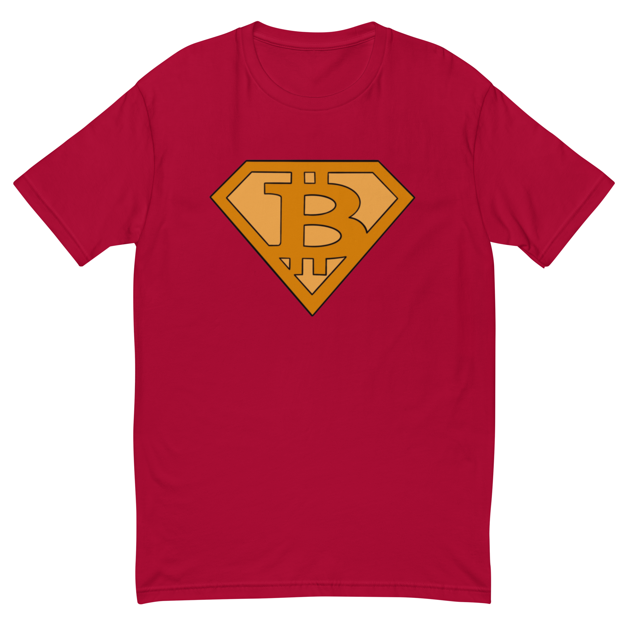 Bitcoin Superman Logo T-Shirt - Superhero Design, Premium Quality, Bitcoin Hero Tee: Superhero-Inspired Crypto Design, Premium Cotton, Unisex, Bitcon Saves T-shirt