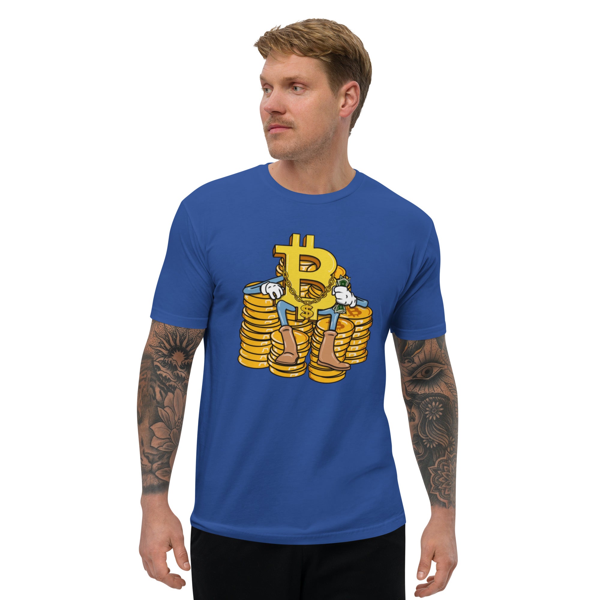 Bitcoin Baller T-Shirt - Stylish Crypto Design, Premium Quality, BTC Baller Tee: Stylish Bitcoin Bling Design, Premium Cotton, Unisex, Bitcoin Baller  T-shirt