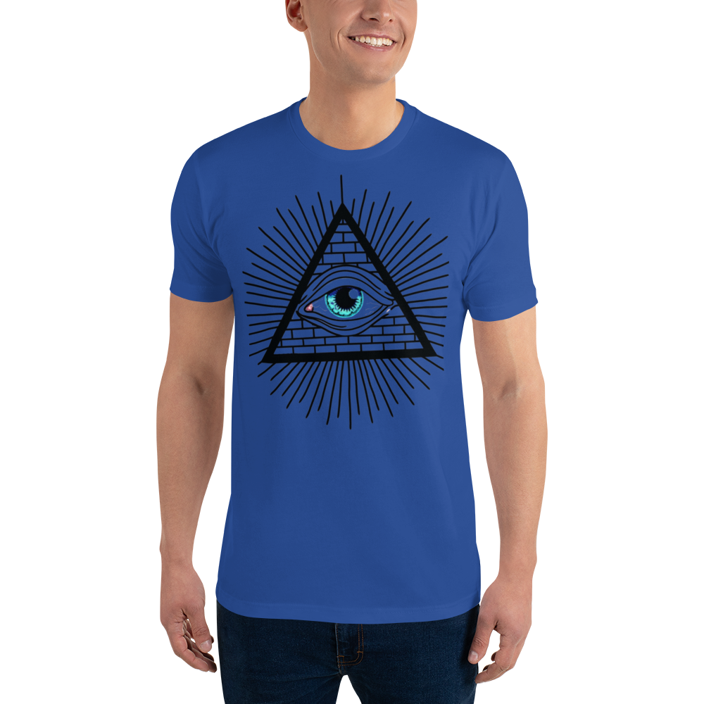 In Us We Trust T-Shirt - Patriotic Design, Premium Quality, All-Seeing Eye Pyramid Tee - 33rd Degree Spiritual Insight, High-Quality Cotton, Unisex, In Us We Trust  T-shirt 3RD EYE