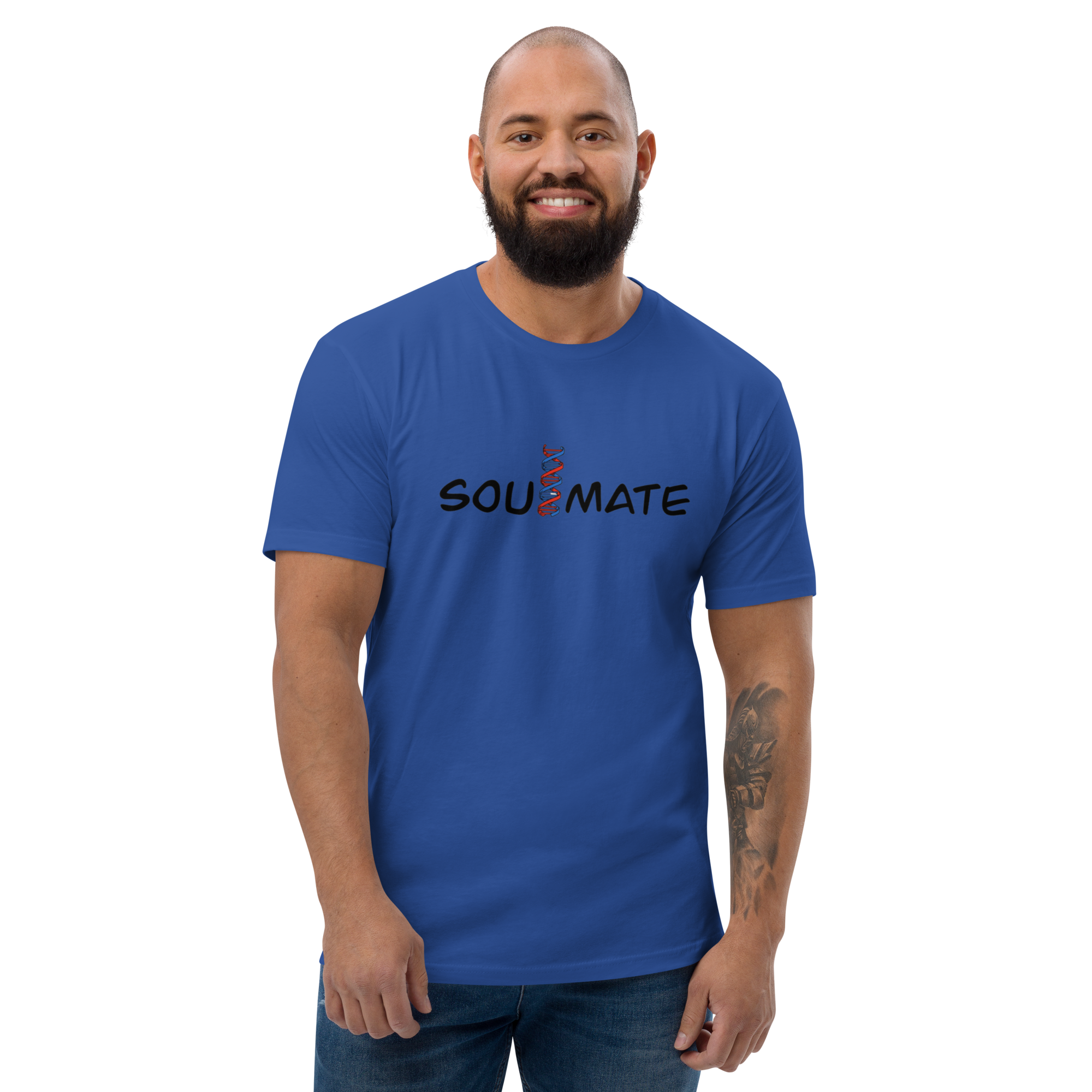 Soulmate T-Shirt - Elegant Design, Premium Quality- SoulMate DNA Strand T-Shirt - Unique Genetic Love Design, Soft Cotton, Unisex Tee