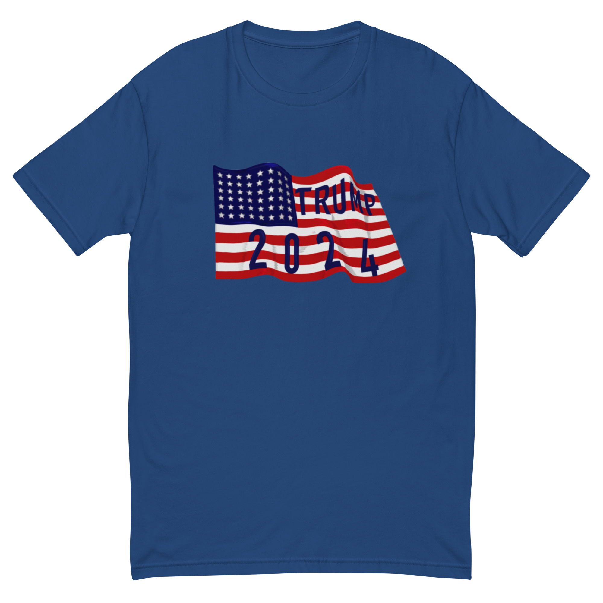 Trump 2024 American Flag T-Shirt - Patriotic Presidential Support Tee, Soft Cotton, Unisex-Trump 2024 Flag T-Shirt - Patriotic Design, Premium Quality