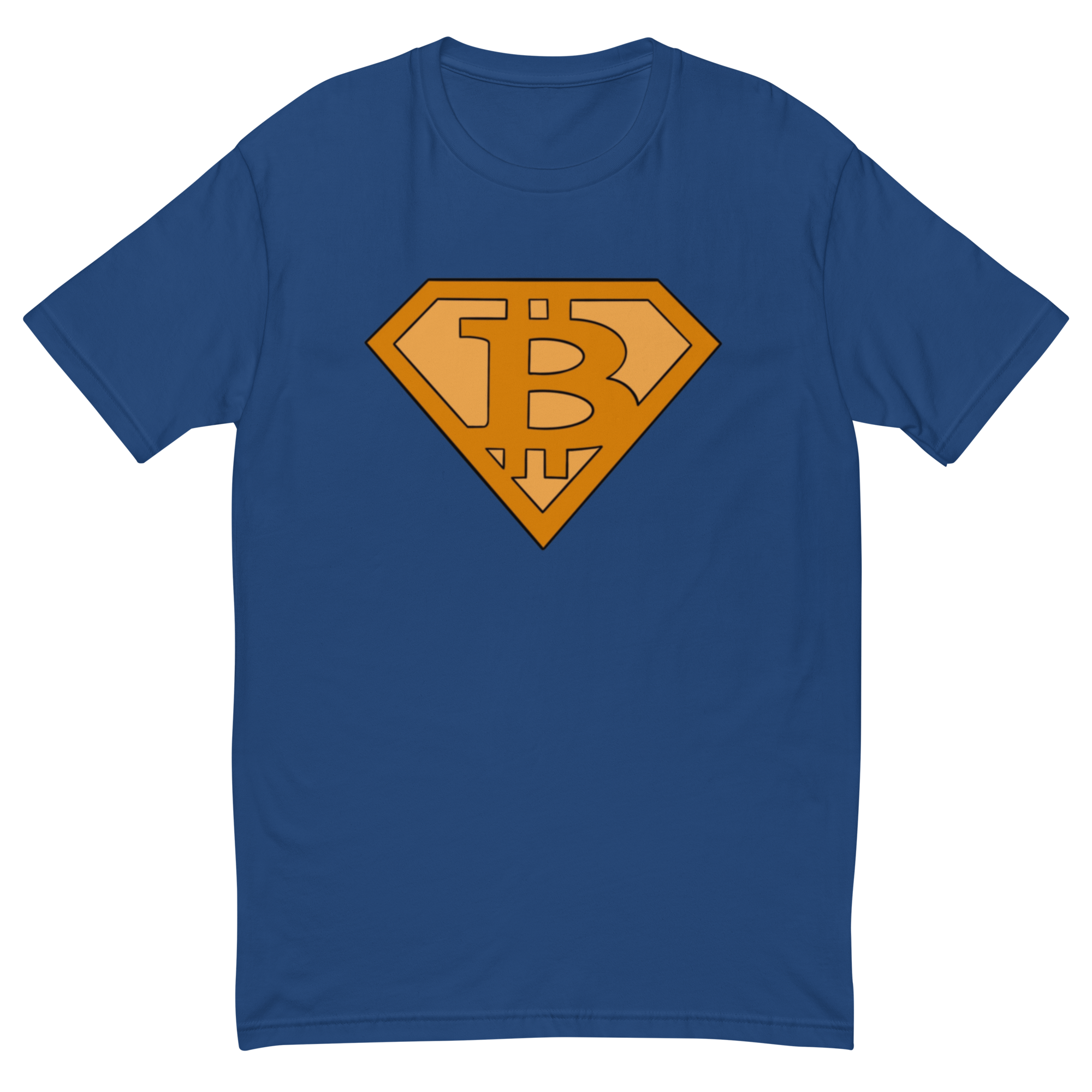 Bitcoin Superman Logo T-Shirt - Superhero Design, Premium Quality, Bitcoin Hero Tee: Superhero-Inspired Crypto Design, Premium Cotton, Unisex, Bitcon Saves T-shirt