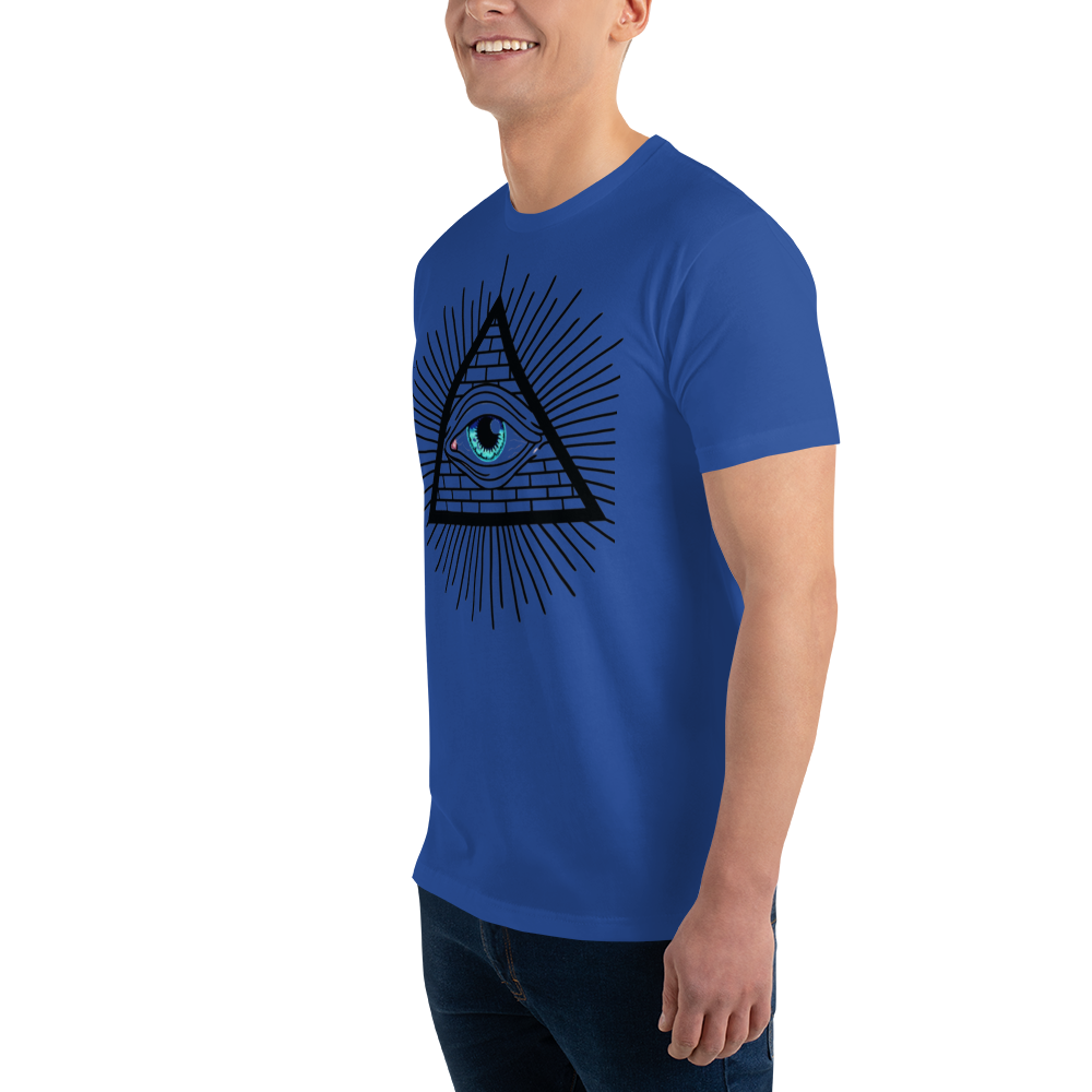 In Us We Trust T-Shirt - Patriotic Design, Premium Quality, All-Seeing Eye Pyramid Tee - 33rd Degree Spiritual Insight, High-Quality Cotton, Unisex, In Us We Trust  T-shirt 3RD EYE