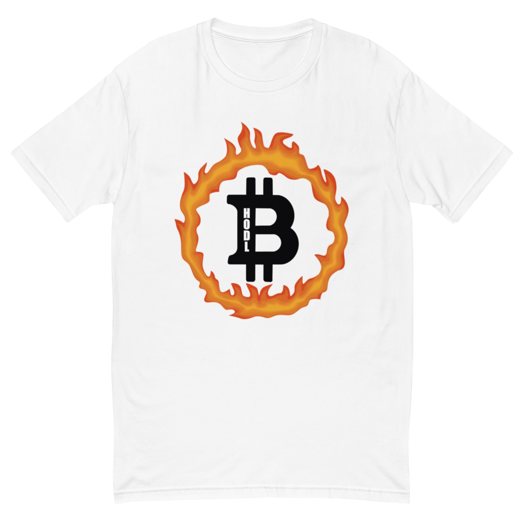 Bitcoin Blaze T-Shirt - Ignite Your Crypto Style, Premium Quality for BTC Enthusiasts, Bitcoin RING OF FIRE Tee: Fiery BTC Symbol, High-Quality Cotton, Unisex, Blaze Bitcoin Crypto T-shirt