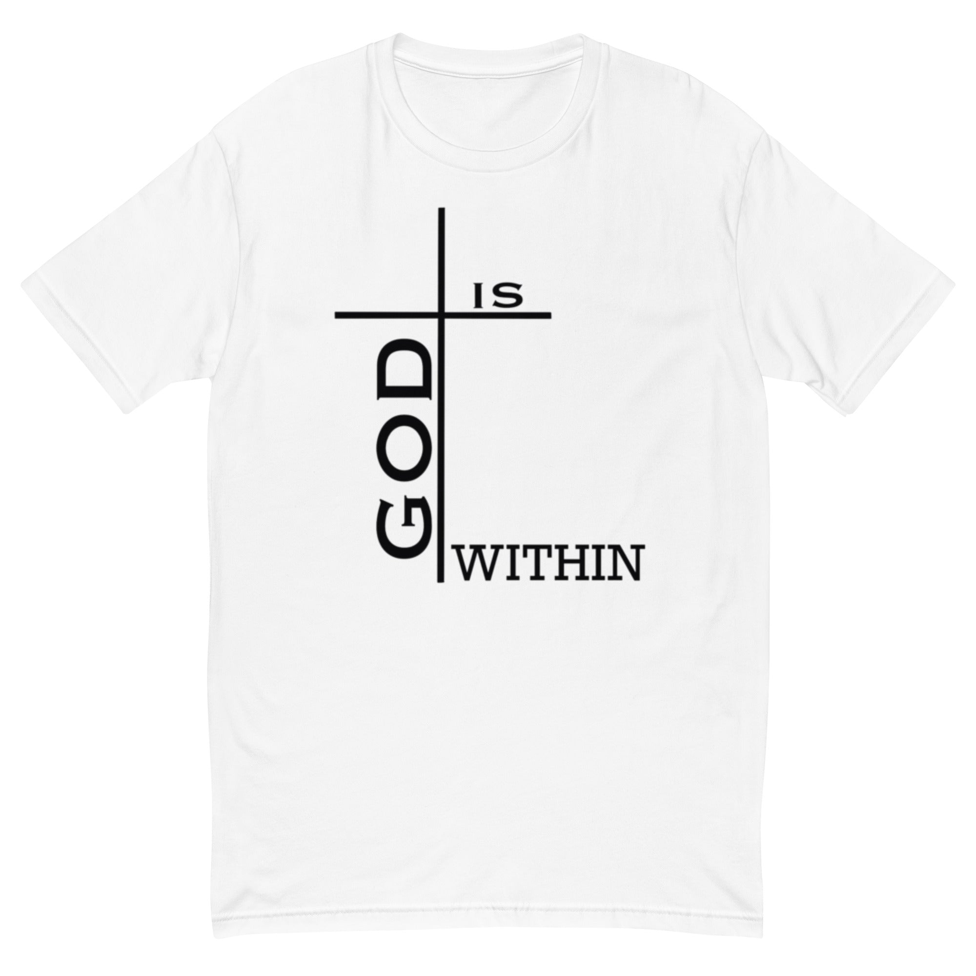 God Is Within T-Shirt - Inspirational Design, Premium Quality, Inner Divinity Cross Tee - 'Gods Within You' Spiritual Message, Comfortable Cotton, Unisex, God is Within T-shirt