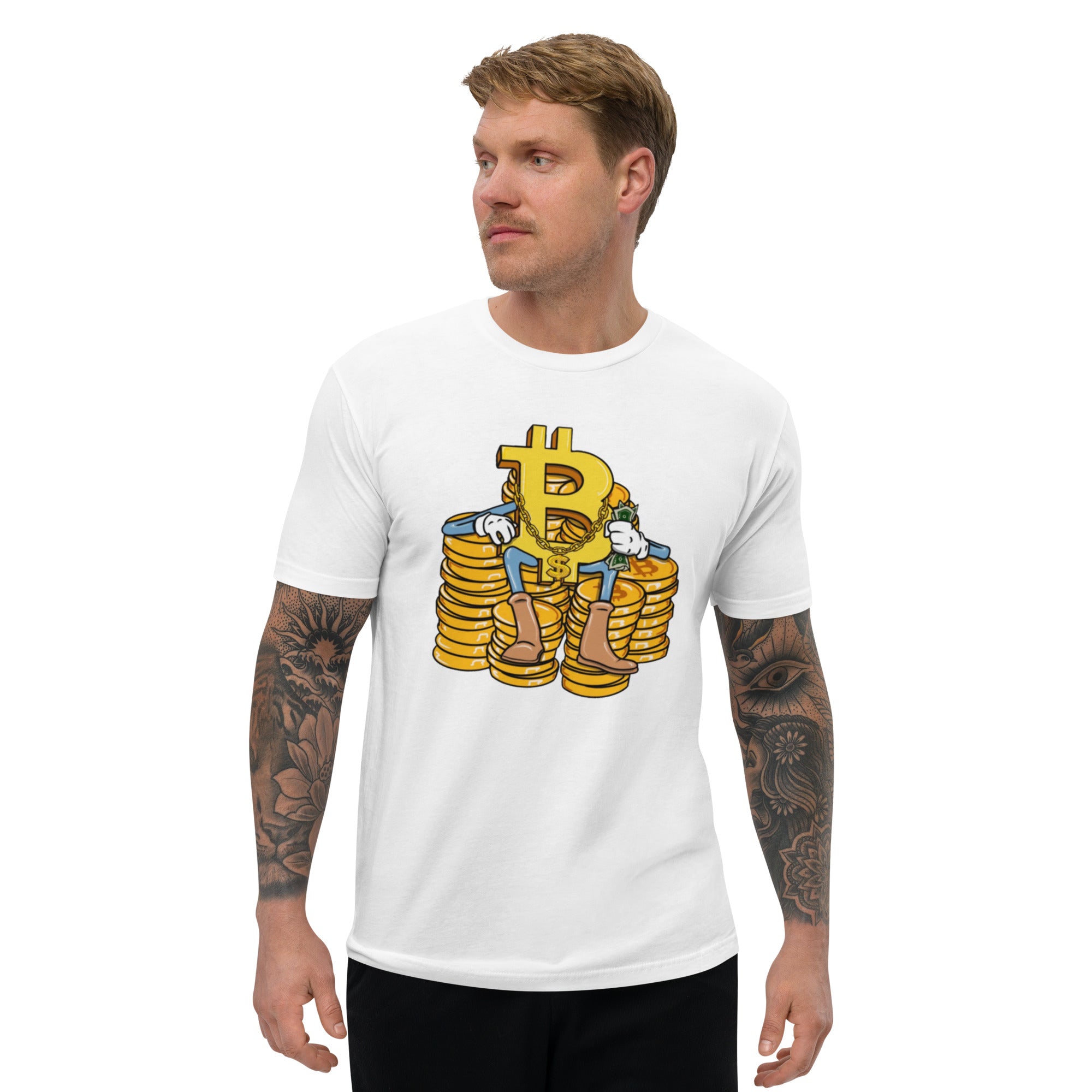 Bitcoin Baller T-Shirt - Stylish Crypto Design, Premium Quality, BTC Baller Tee: Stylish Bitcoin Bling Design, Premium Cotton, Unisex, Bitcoin Baller  T-shirt