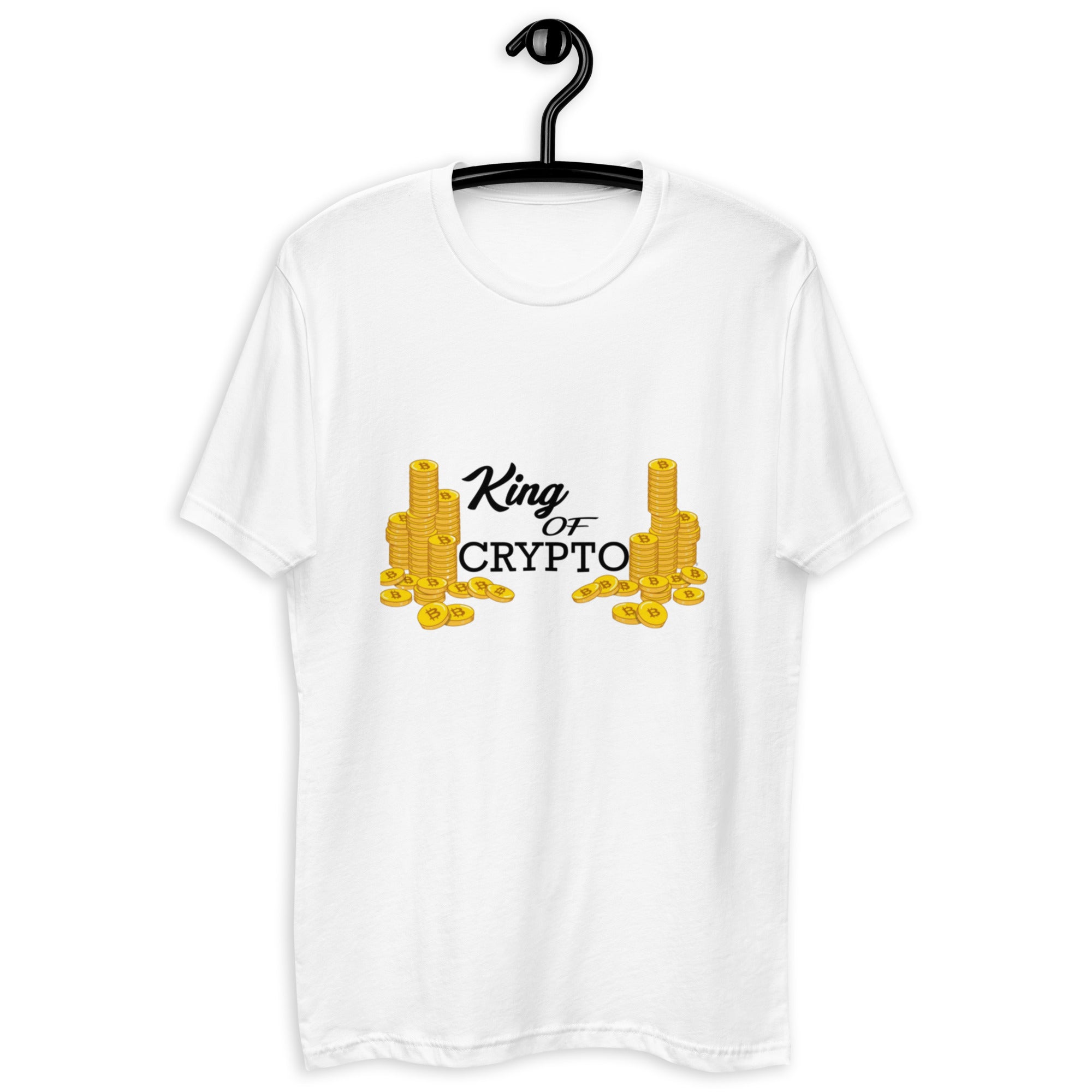 King of Crypto Bitcoin Tee - Ultimate Cryptocurrency Power Design, BTC Premium Cotton, Unisex, King of Crypto T-shirt