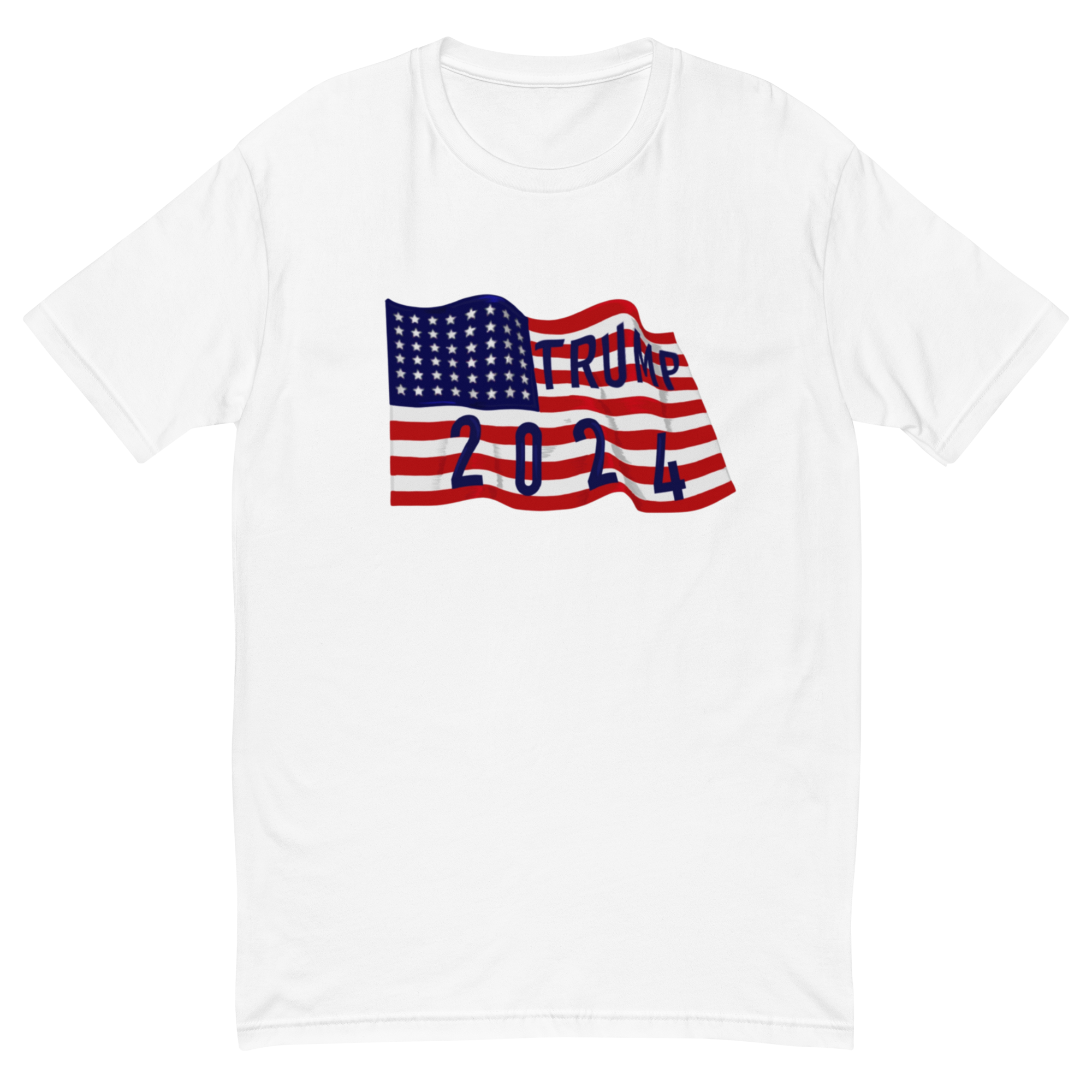 Trump 2024 American Flag T-Shirt - Patriotic Presidential Support Tee, Soft Cotton, Unisex-Trump 2024 Flag T-Shirt - Patriotic Design, Premium Quality