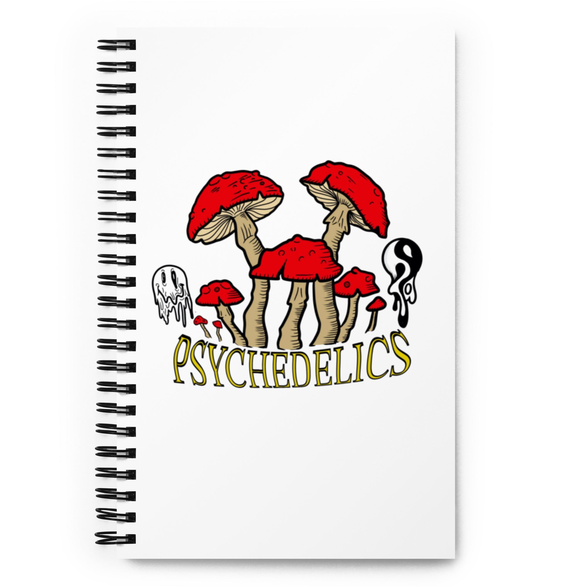 Trippy Notebook - Psychedelic Design, Premium Quality, SHROOM Trippy Notebook, SPIRITUAL JOURNEY